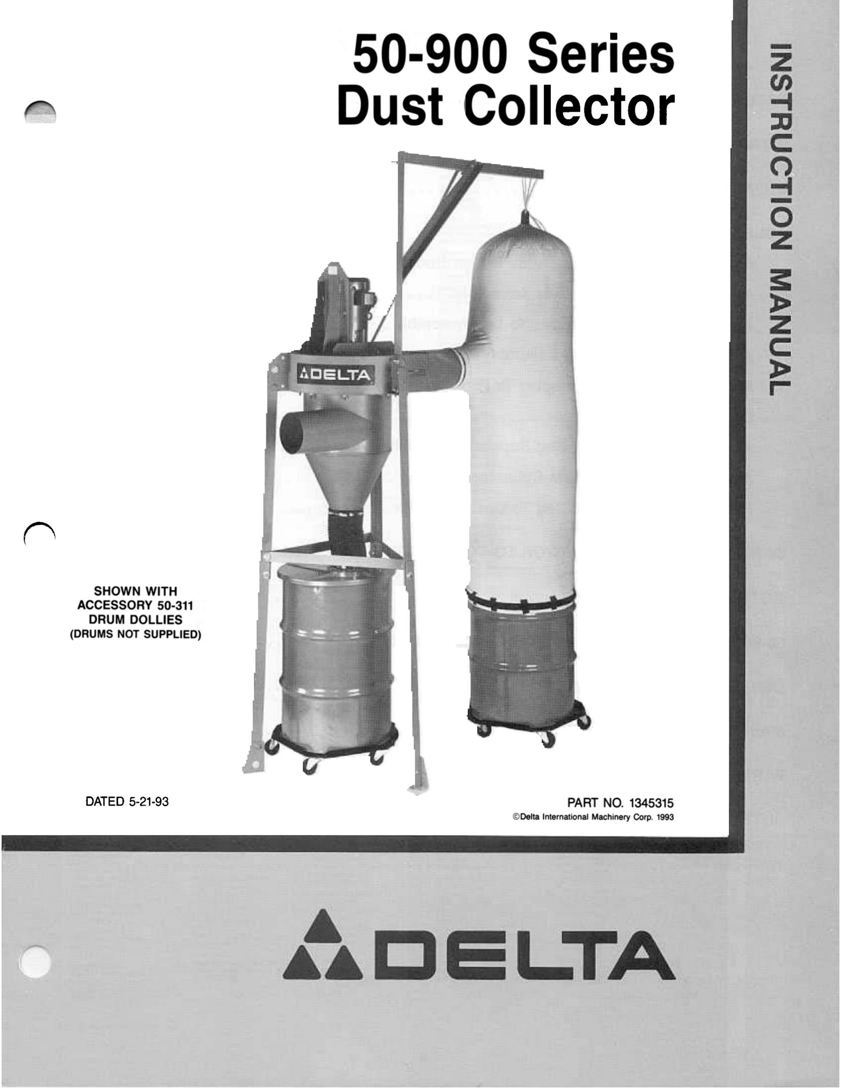 Delta 50-900 Series Dust Collector User Manual