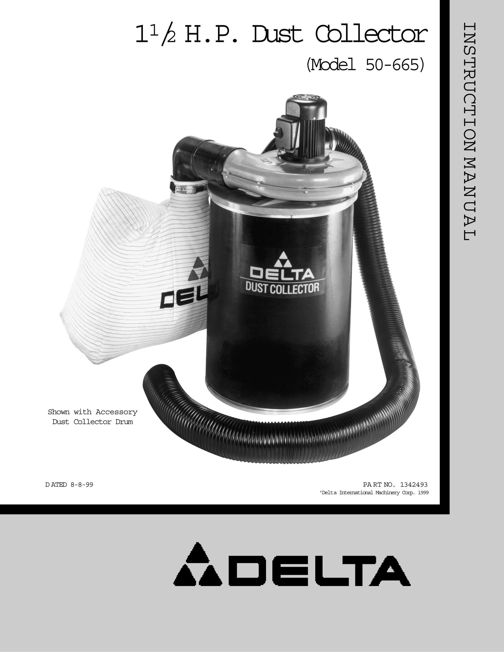 DeWalt 50-665 Dust Collector User Manual