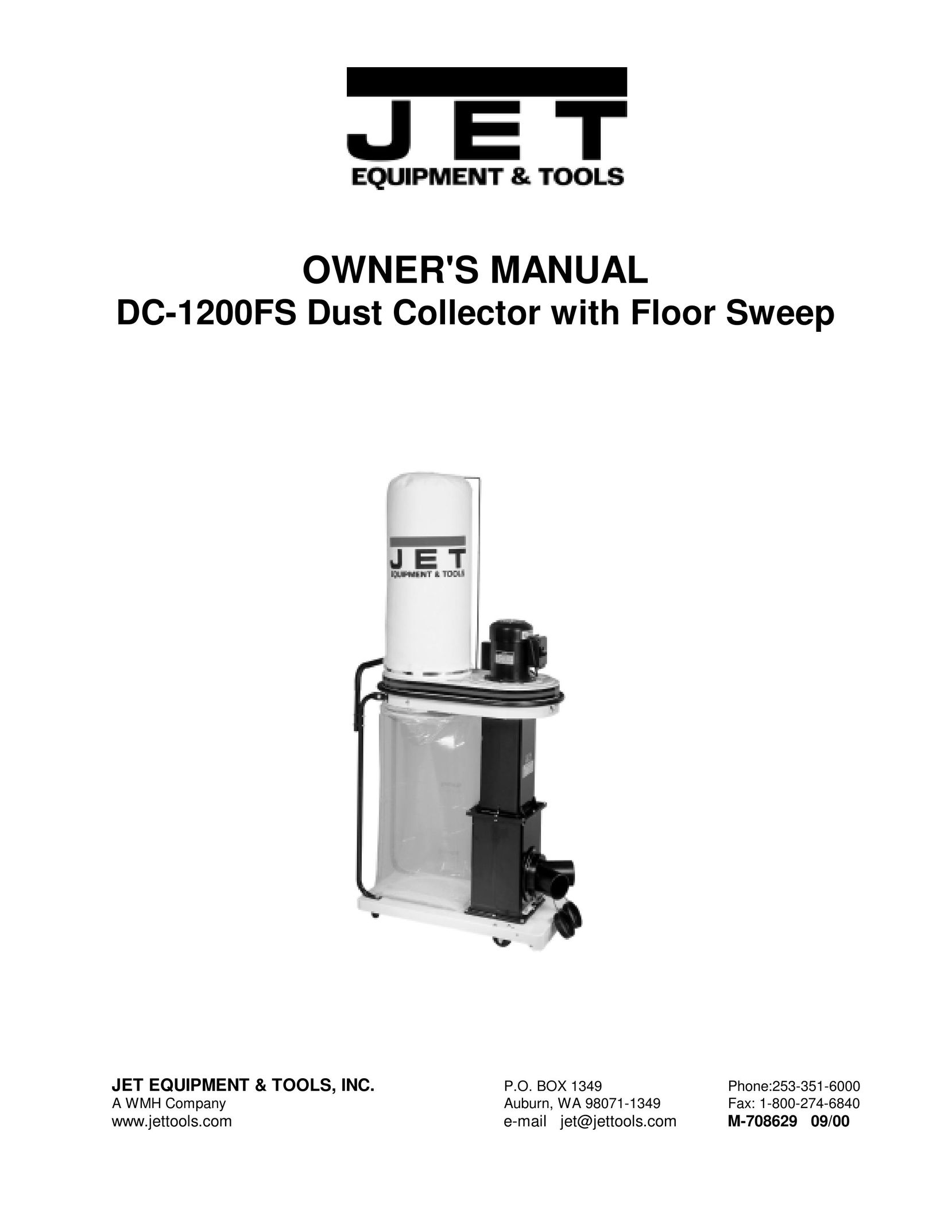 Jet Tools DC-1200FS Dust Collector User Manual