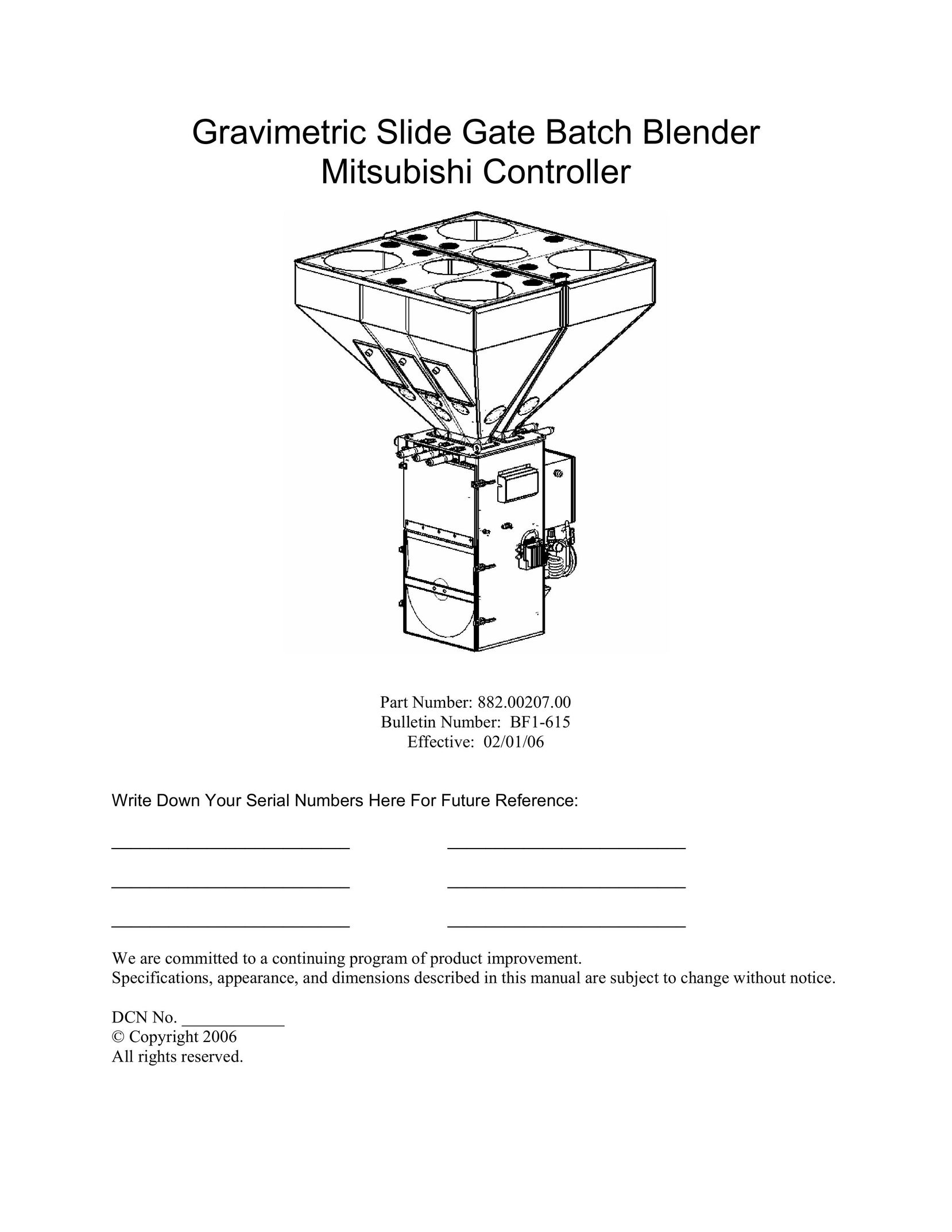 Mitsubishi Electronics 882.00207.00 Engraver User Manual