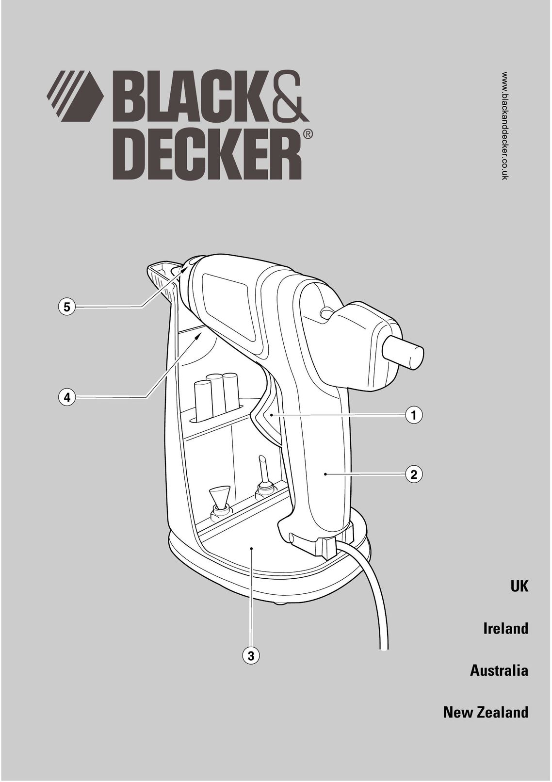 Black & Decker 496011-00 Glue Gun User Manual