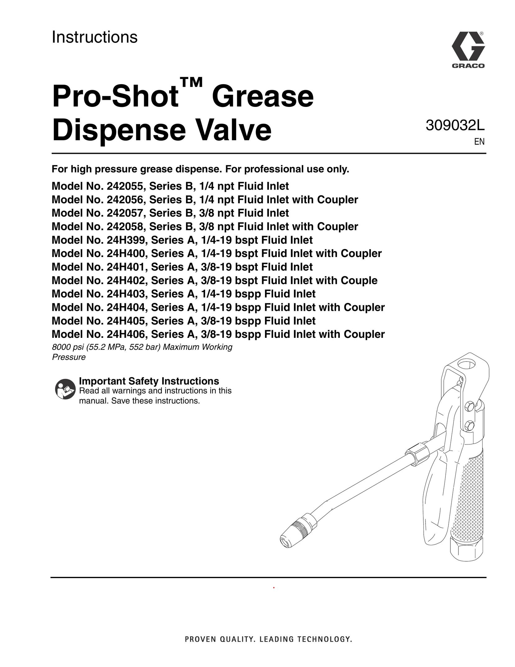 Graco 242005 Glue Gun User Manual