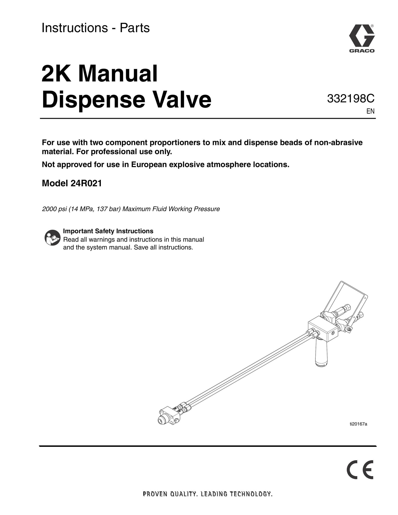 Graco 24R021 Glue Gun User Manual