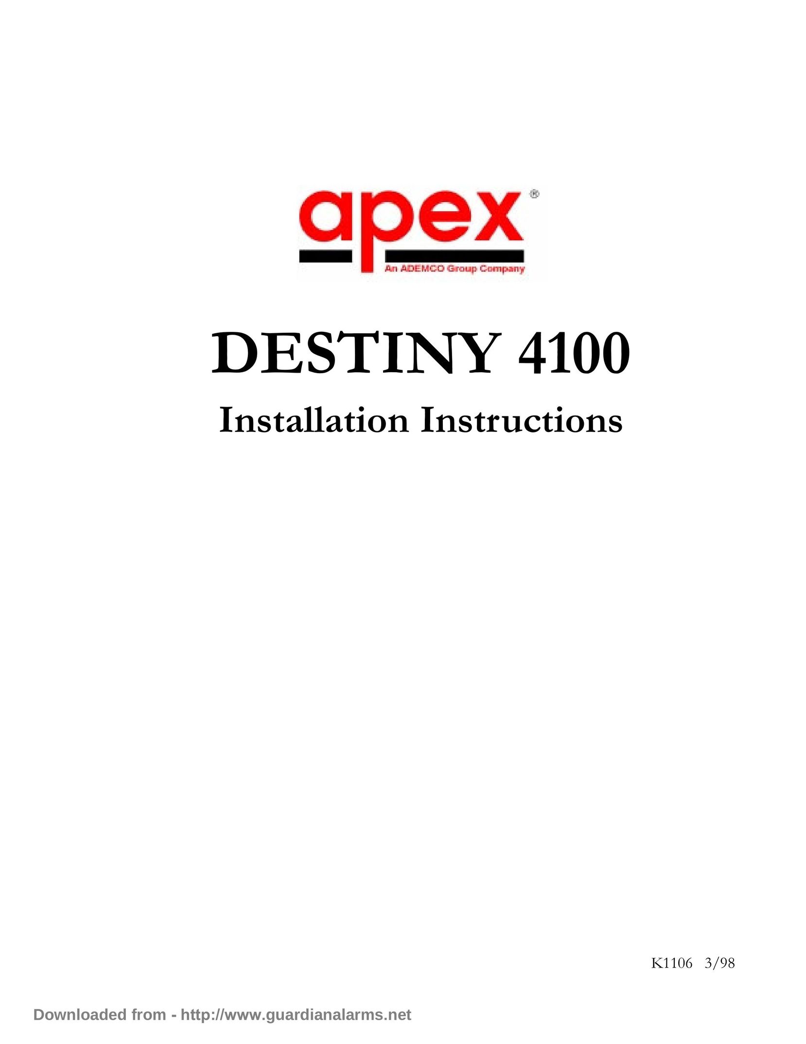 Apex Digital K1106 Grinder User Manual