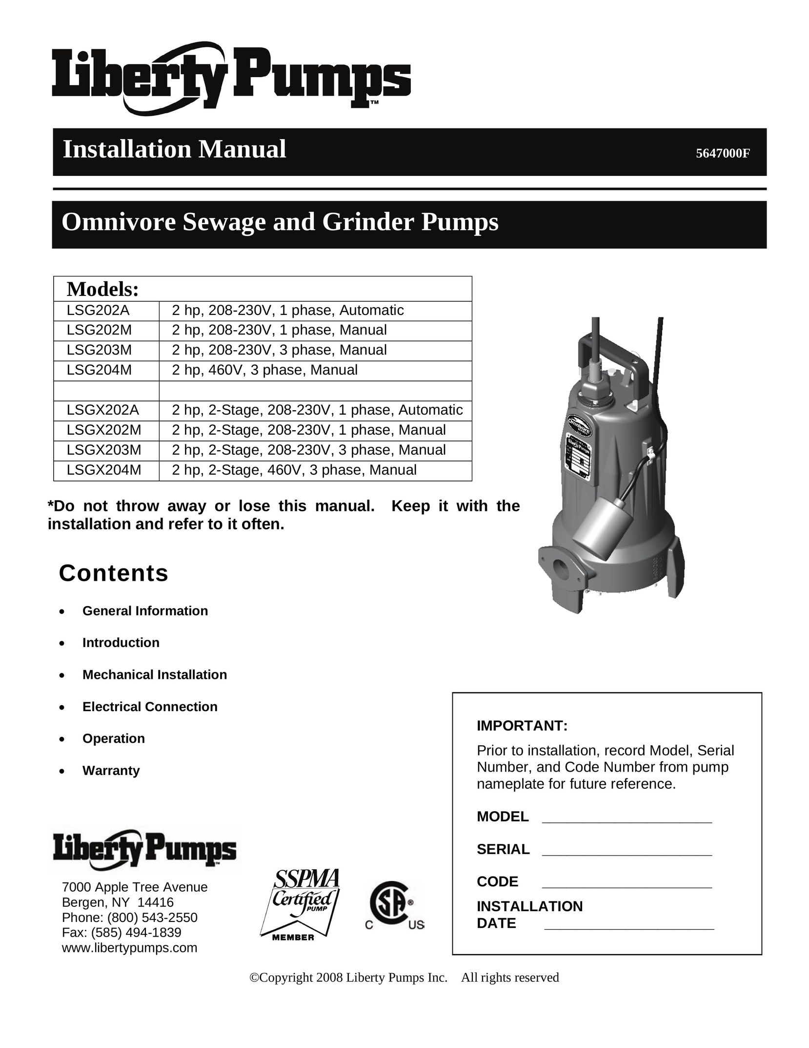 HP (Hewlett-Packard) LSG204M Grinder User Manual