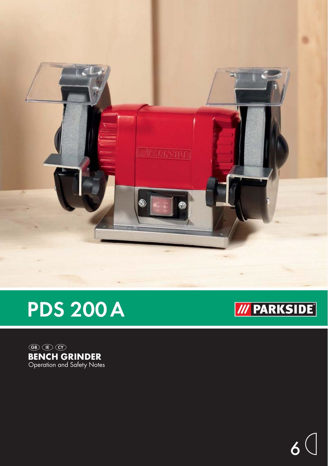 Parkside PDS 200A Grinder User Manual
