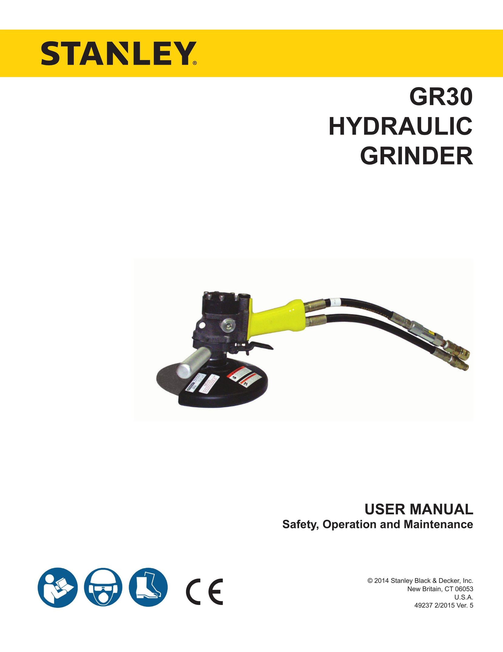 Stanley Black & Decker GR30 Grinder User Manual