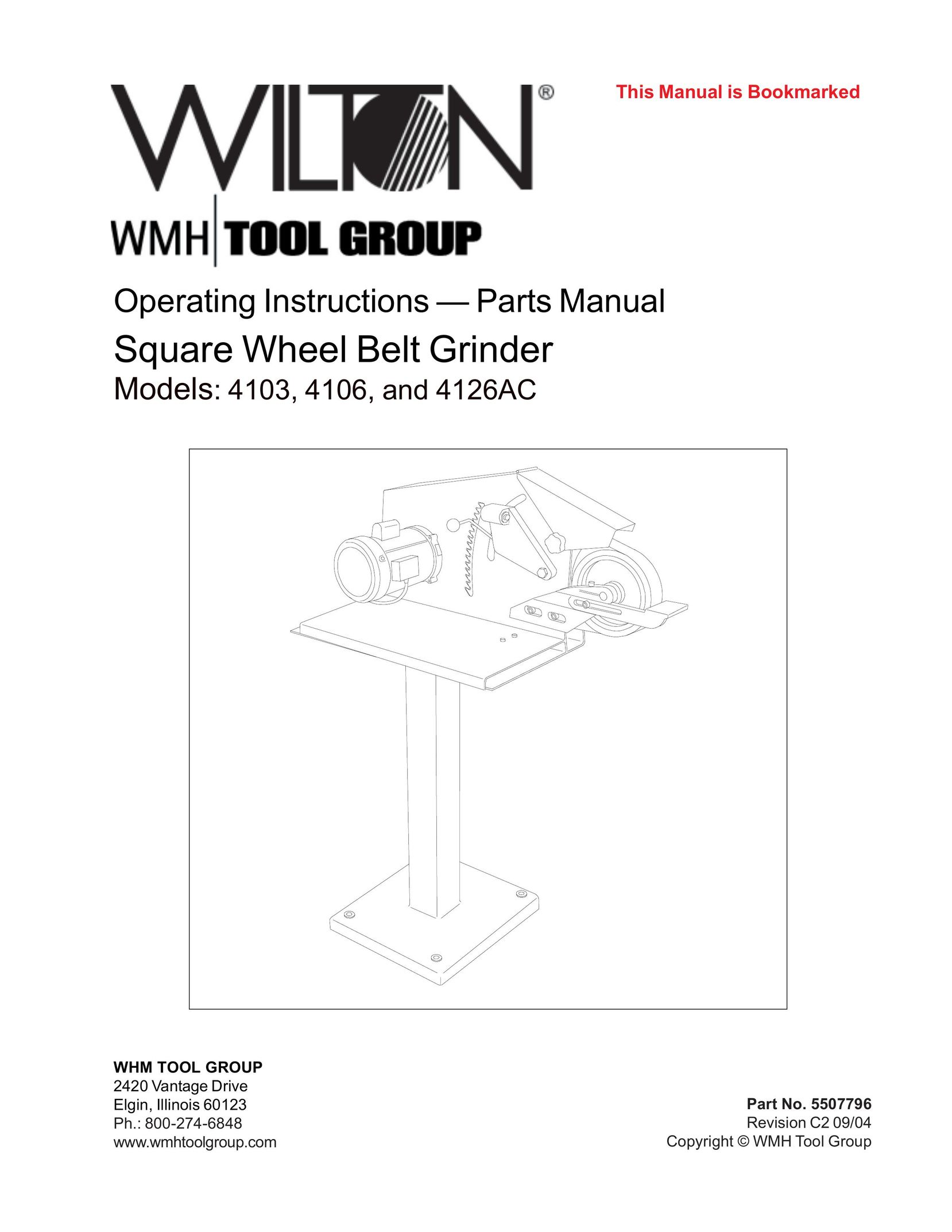 Wilton 4126AC Grinder User Manual