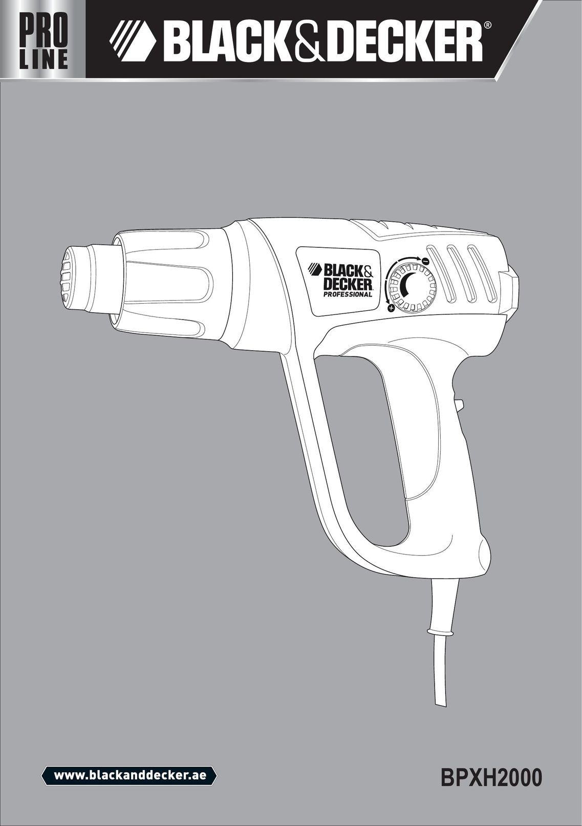 Black & Decker BPXH2000 Heat Gun User Manual