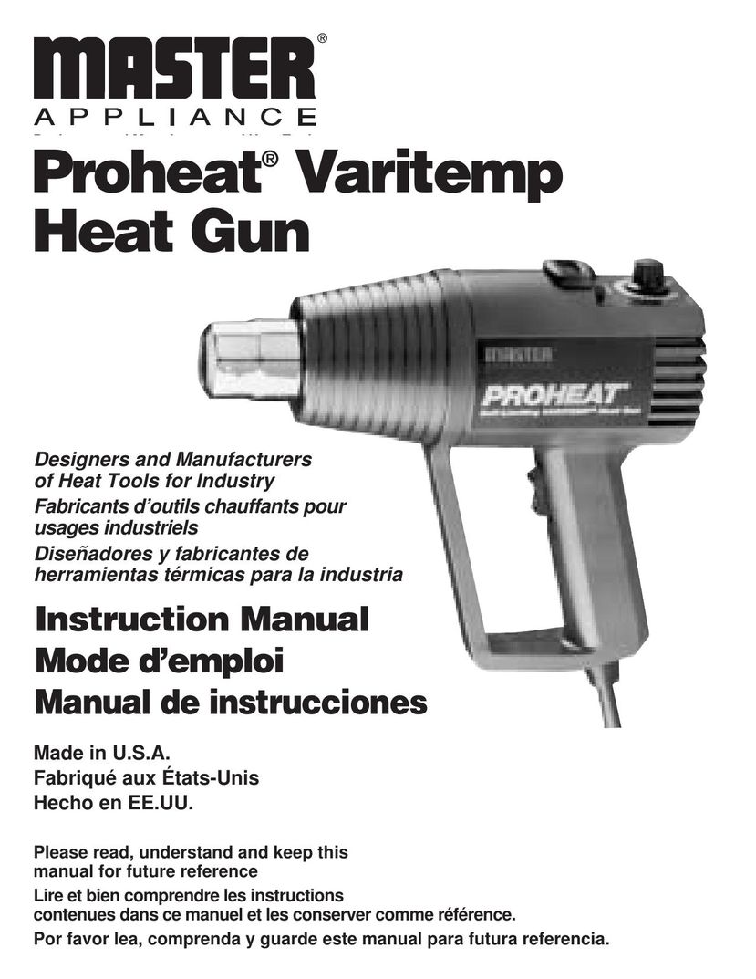 Master Appliance PH-1200 Heat Gun User Manual