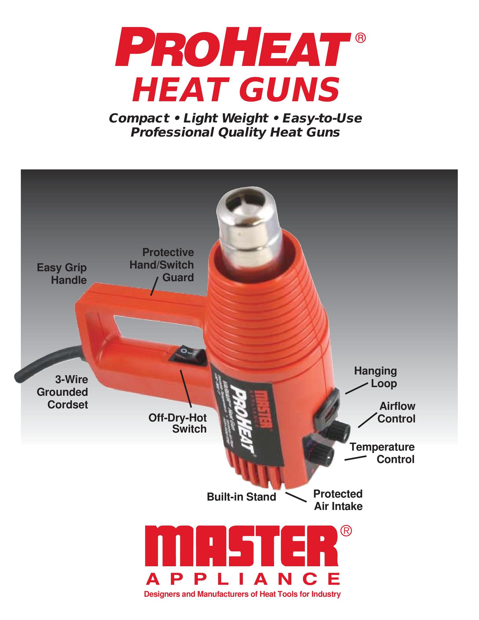 Master Appliance PH-1200K Heat Gun User Manual