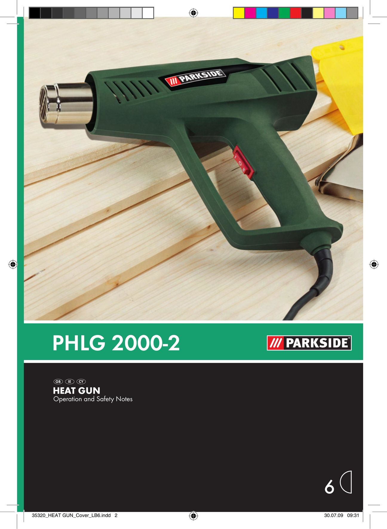 Parkside PHLG 2000-2 Heat Gun User Manual