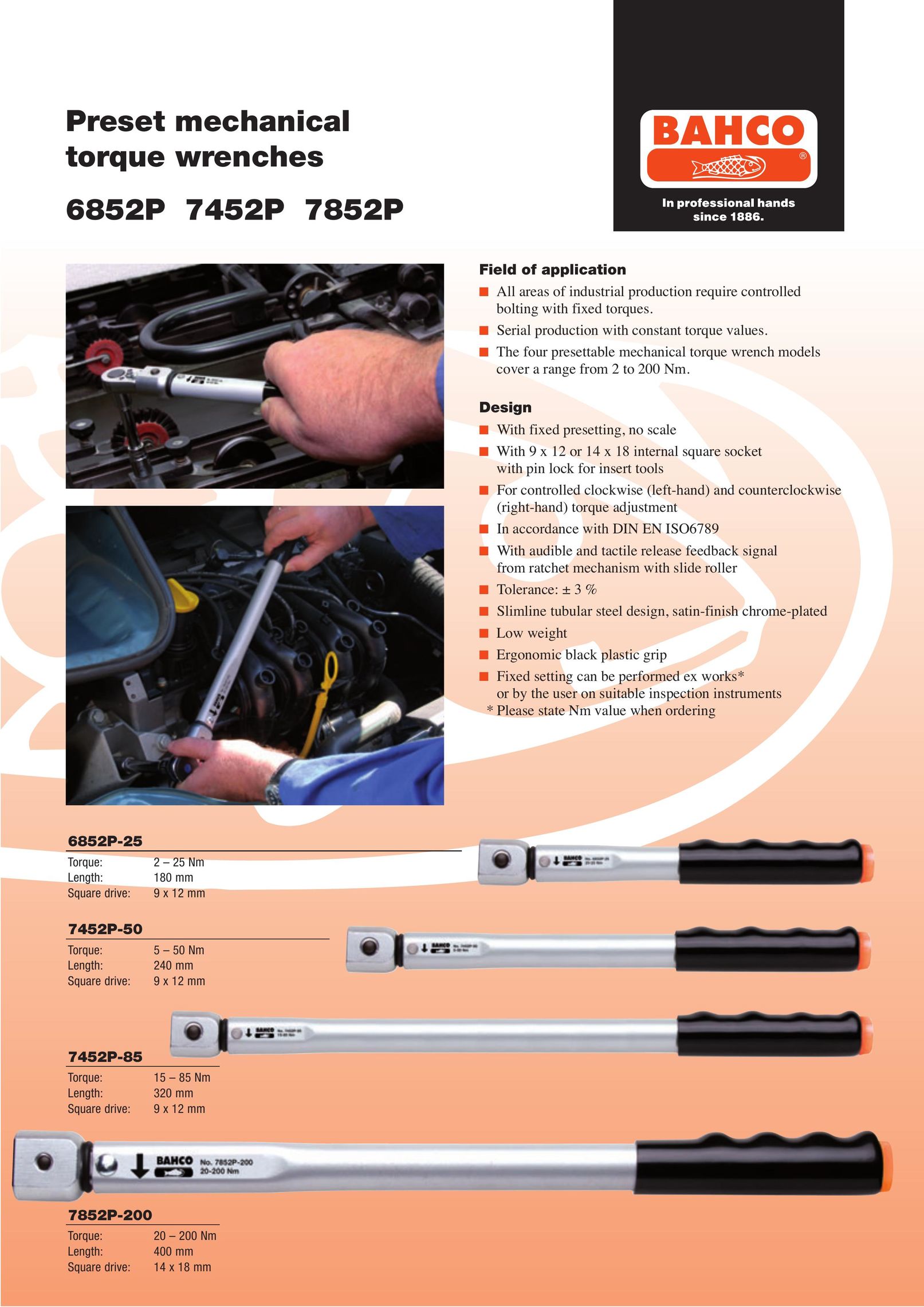 Bahco 7852P Impact Driver User Manual