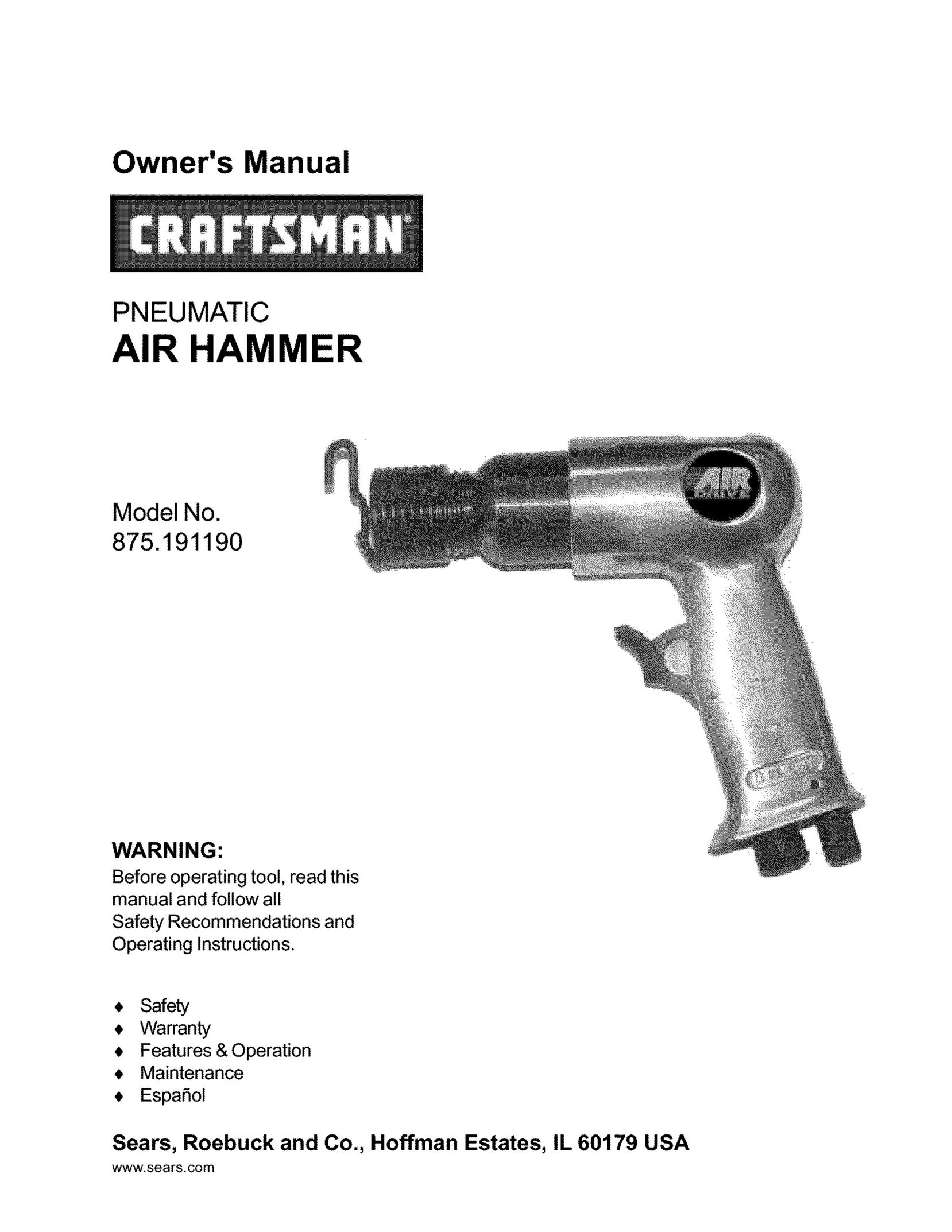 Craftsman 875.19119 Impact Driver User Manual
