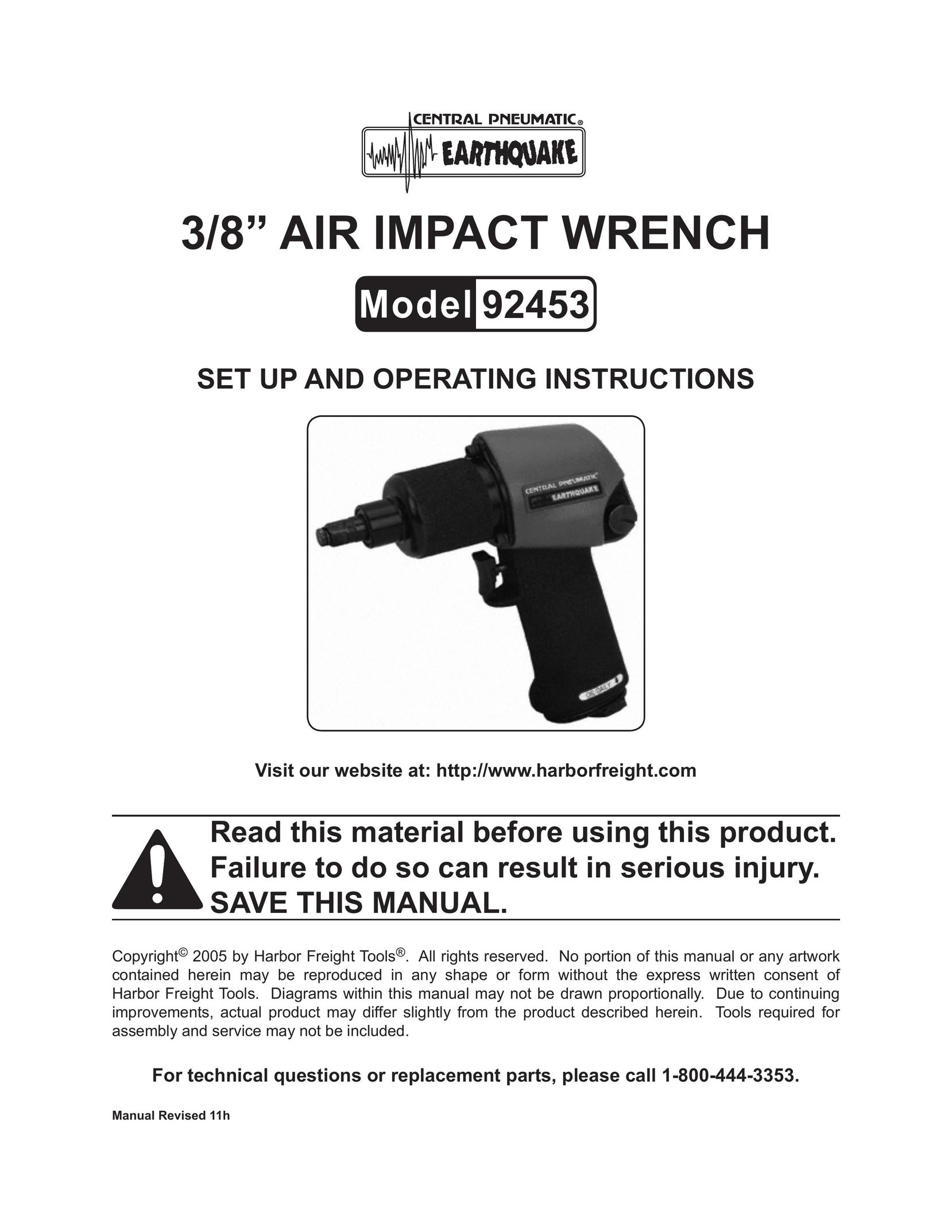 Earthquake Sound 92453 Impact Driver User Manual