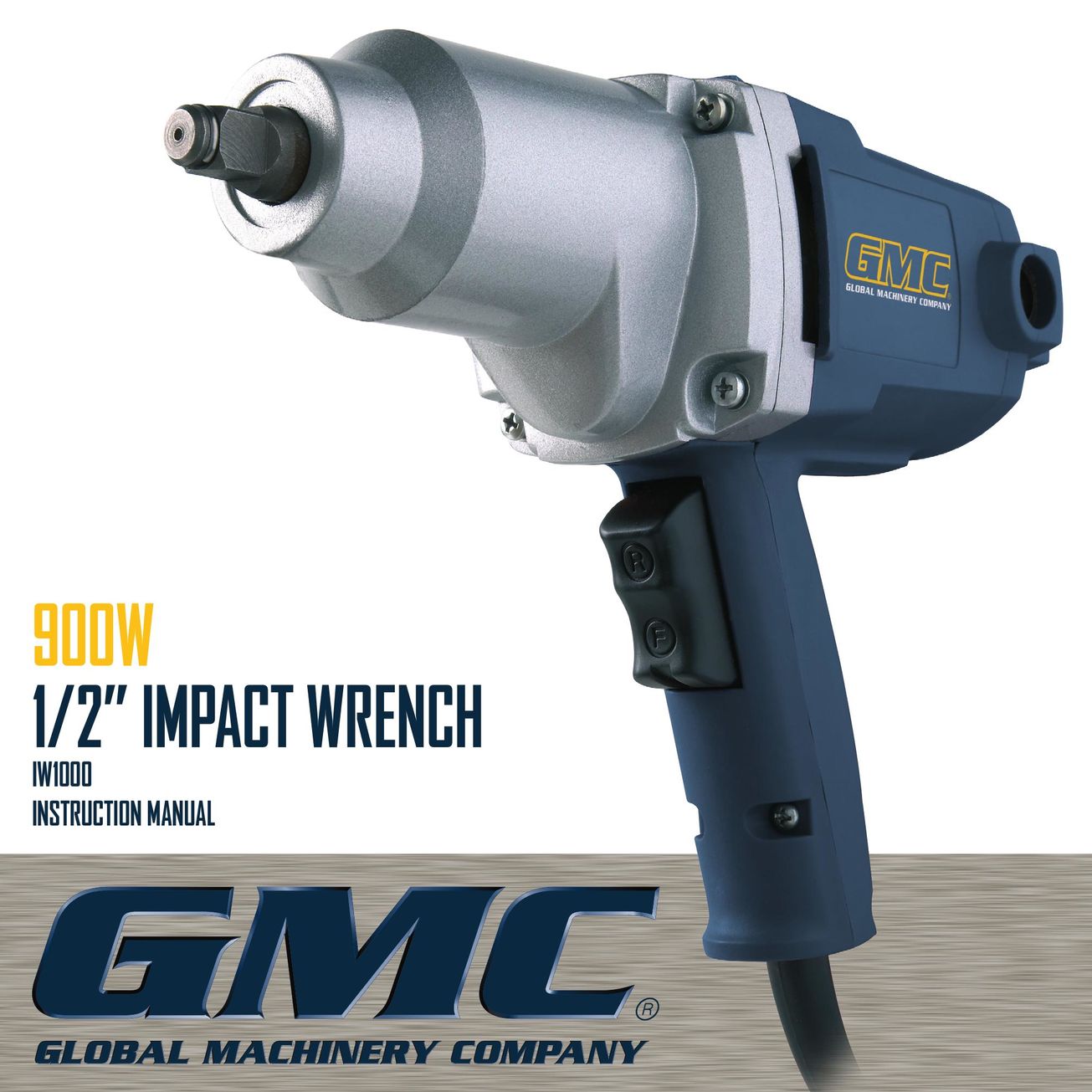 Global Machinery Company IW1000 Impact Driver User Manual