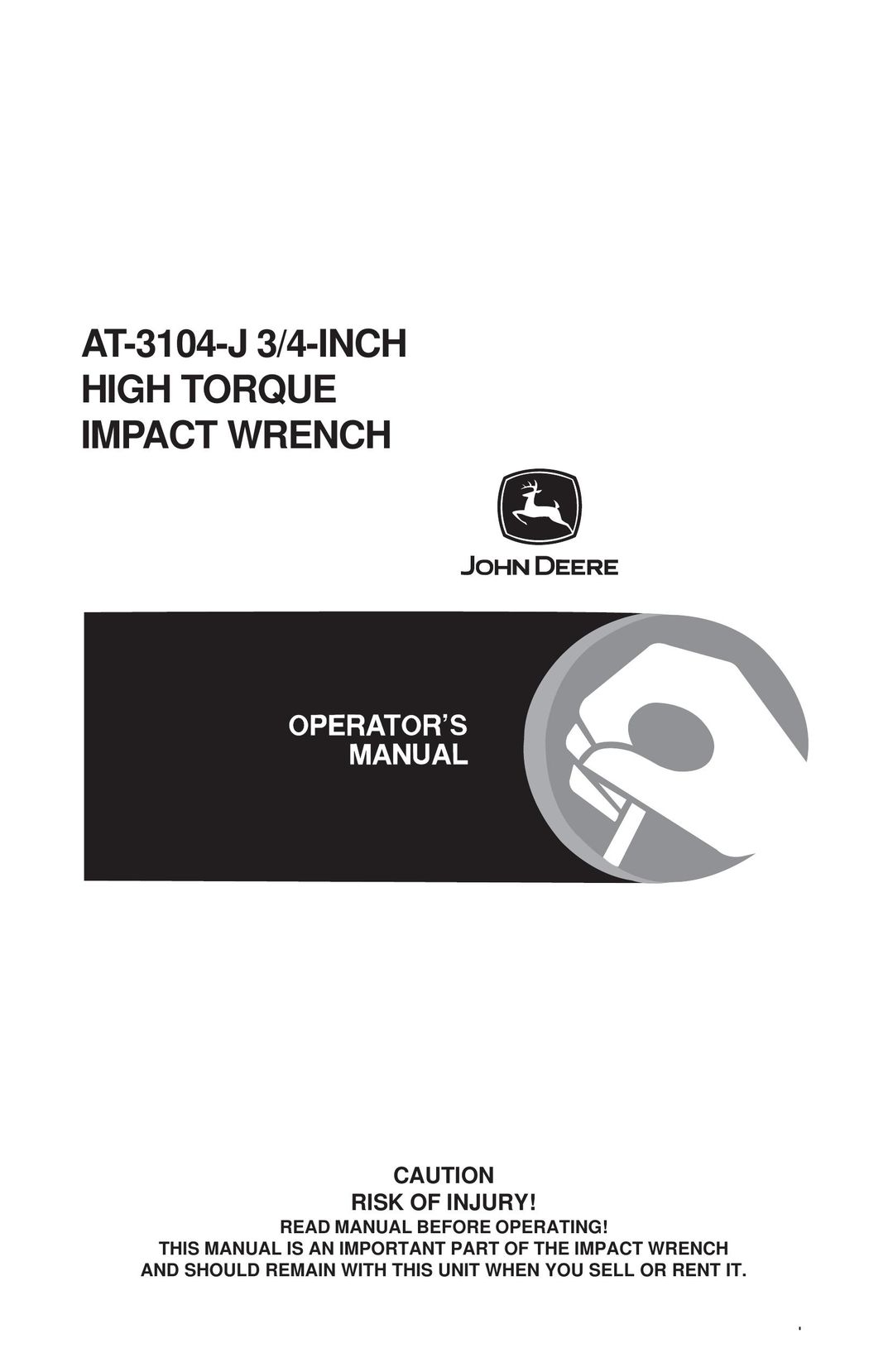 John Deere AT-3104-J Impact Driver User Manual