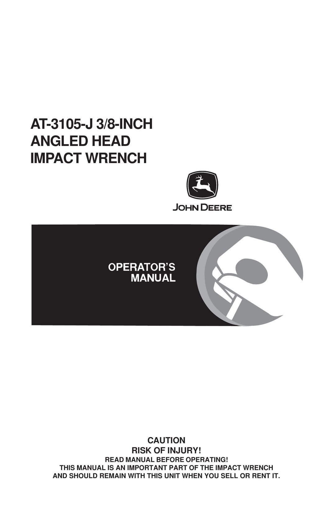 John Deere AT-3105-J Impact Driver User Manual