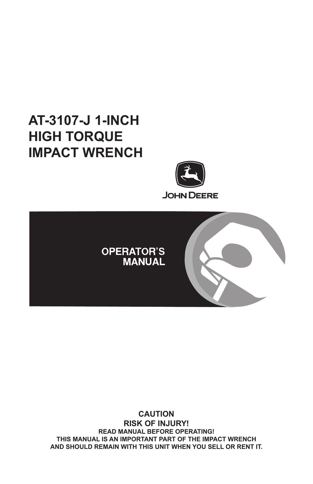 John Deere AT-3107-J Impact Driver User Manual