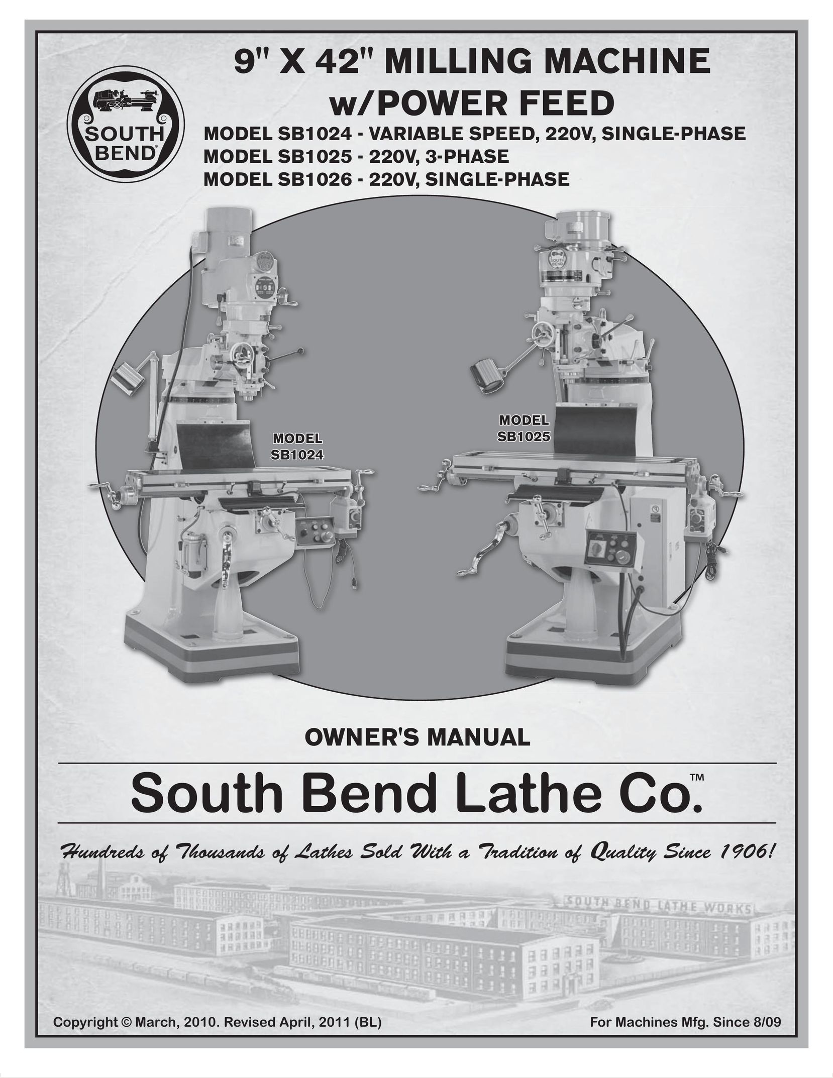 Southbend SB1024 Impact Driver User Manual