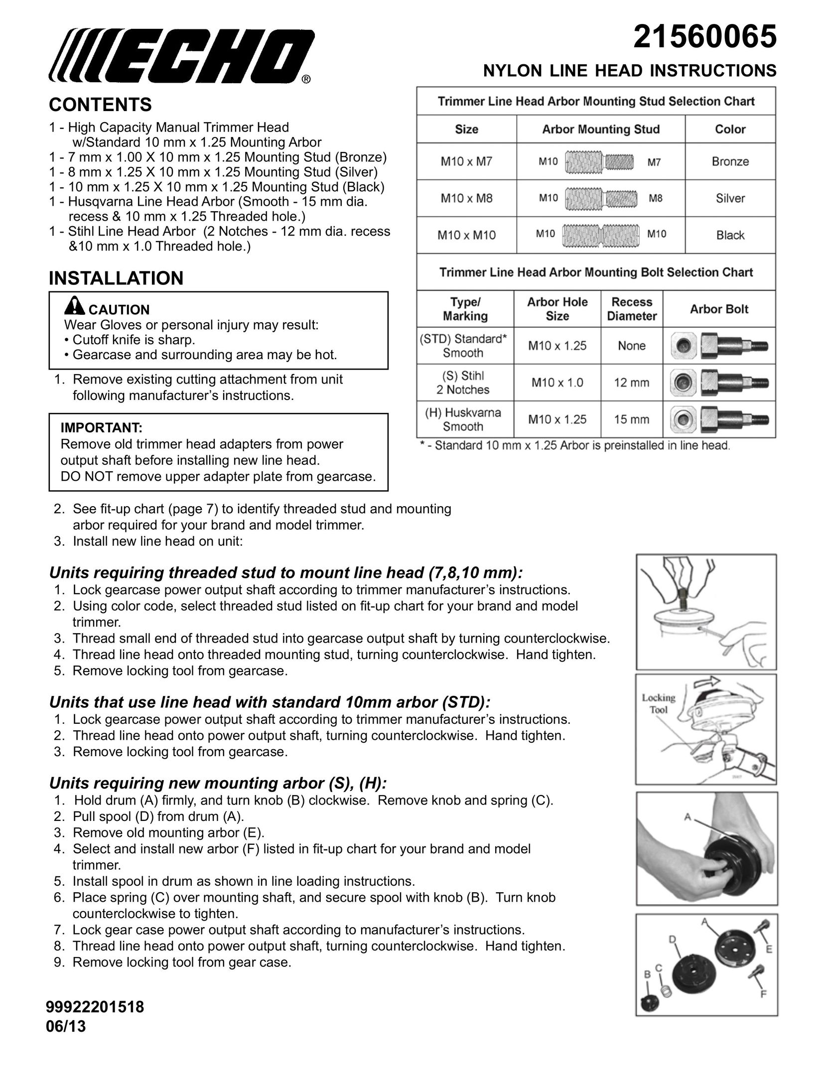 Echo 21560065 Laminate Trimmer User Manual