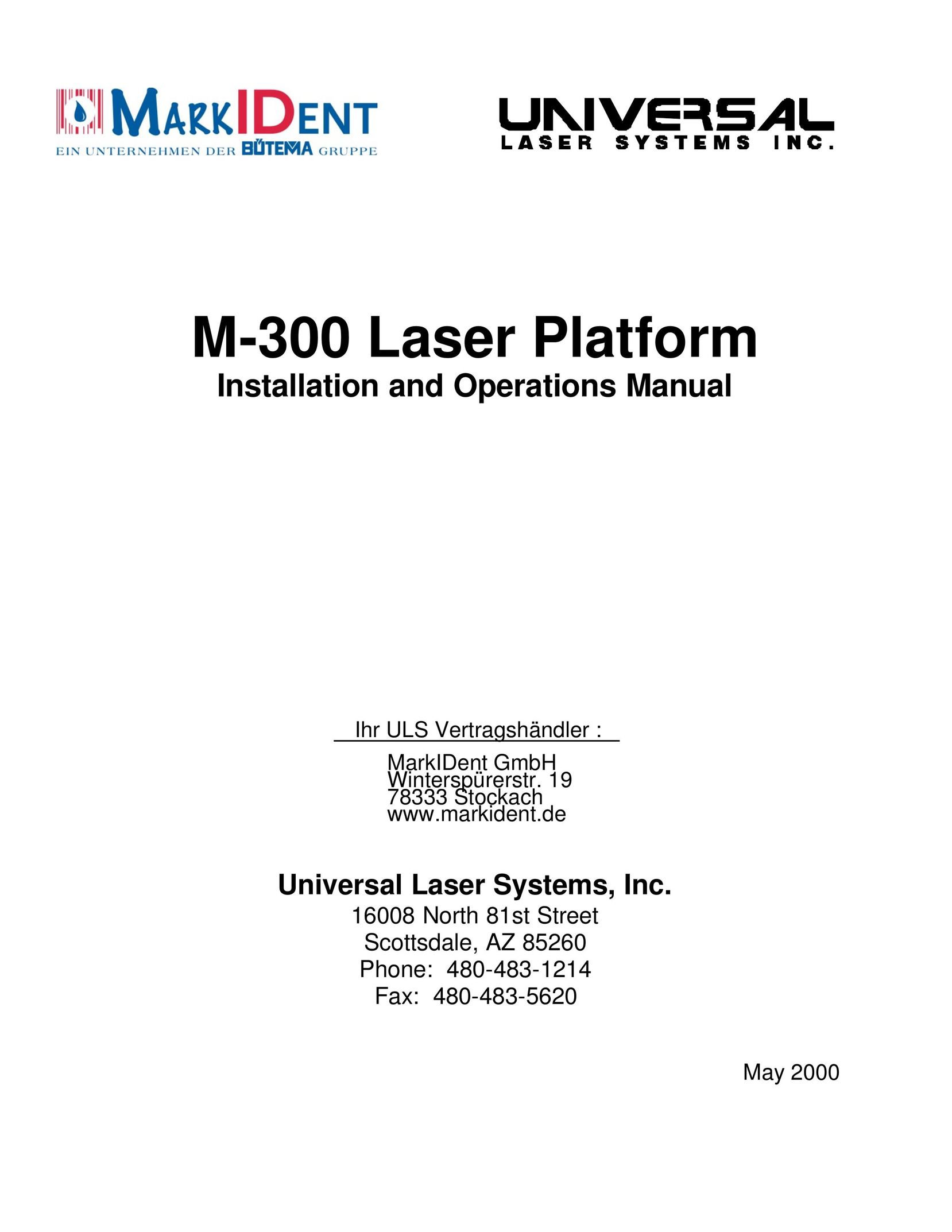InFocus M-300 Laser Level User Manual
