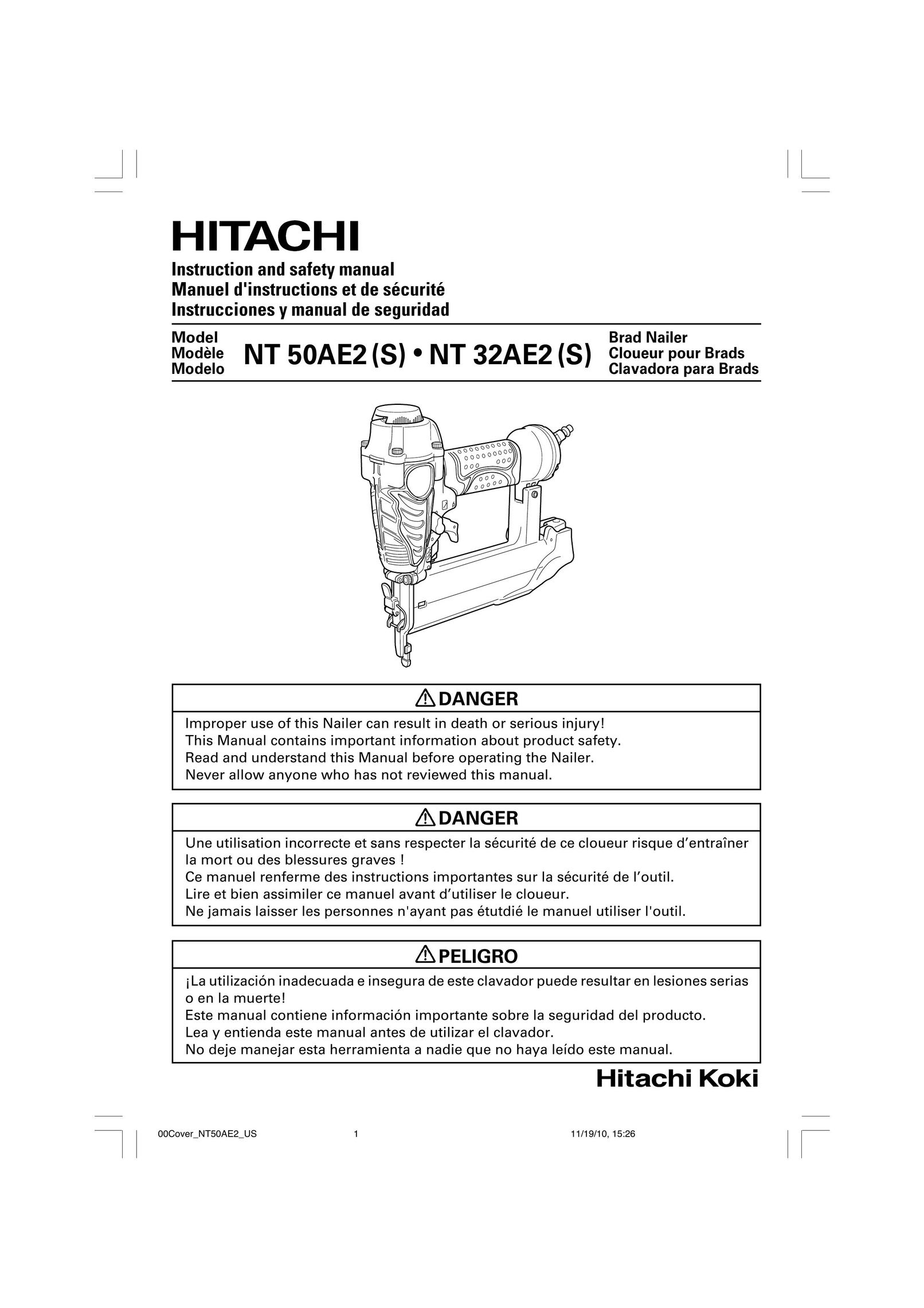 Hitachi NT 32 AE2(S) Nail Gun User Manual