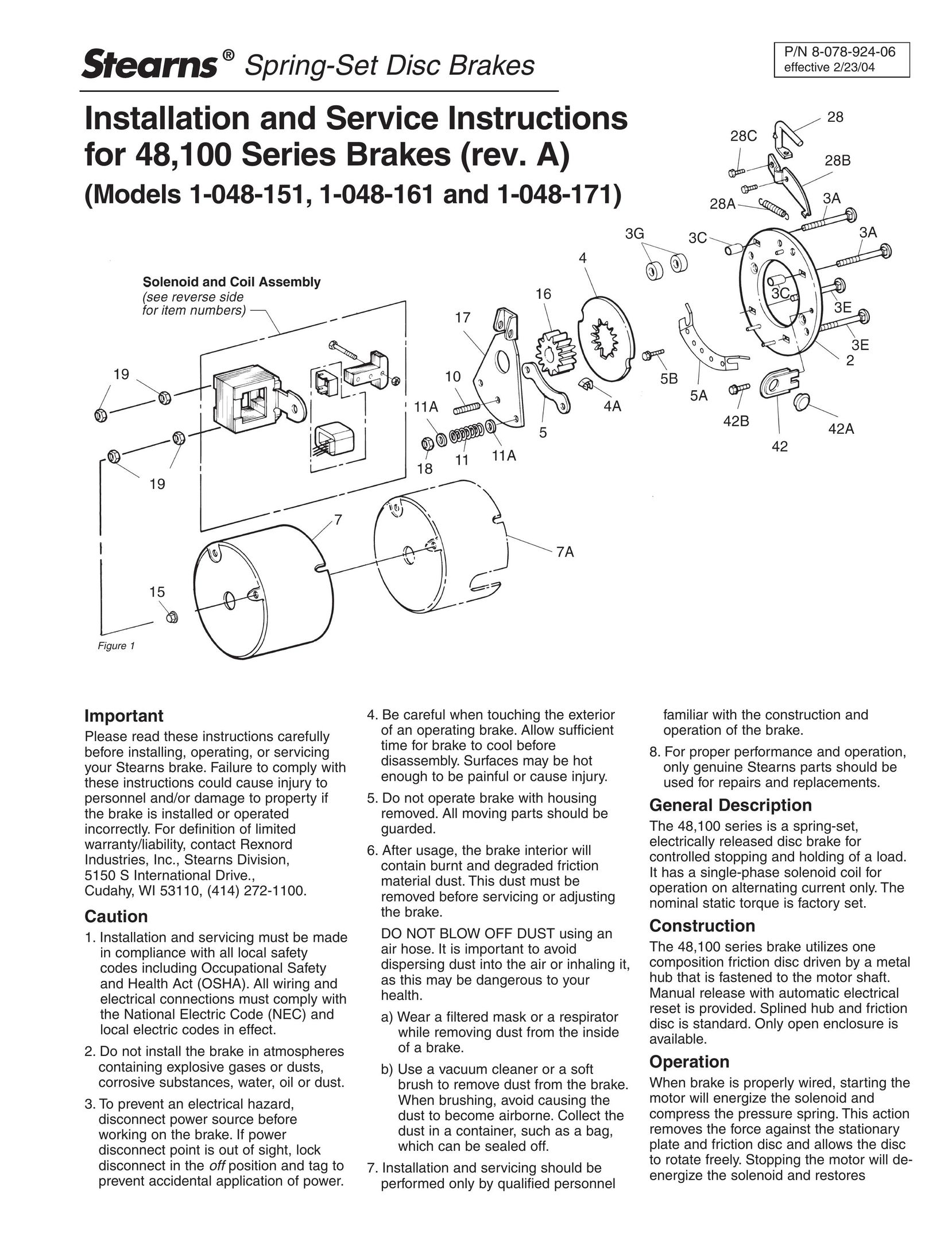 Stearns 1-048-161 Nail Gun User Manual