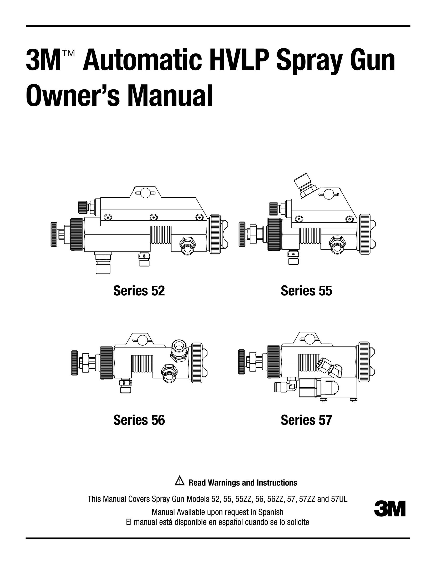 3M Series 55ZZ Paint Sprayer User Manual