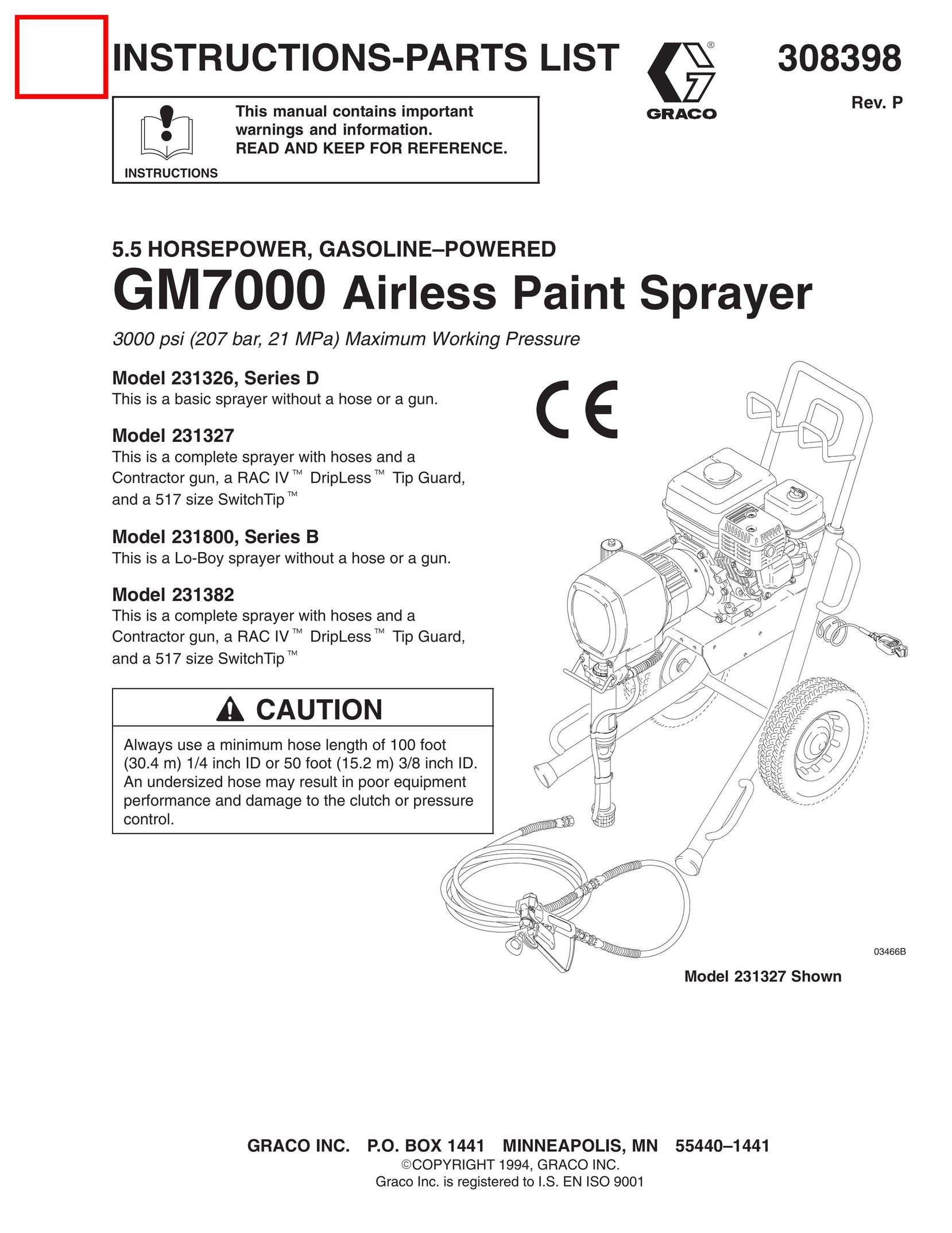 Hitachi 231327 Paint Sprayer User Manual
