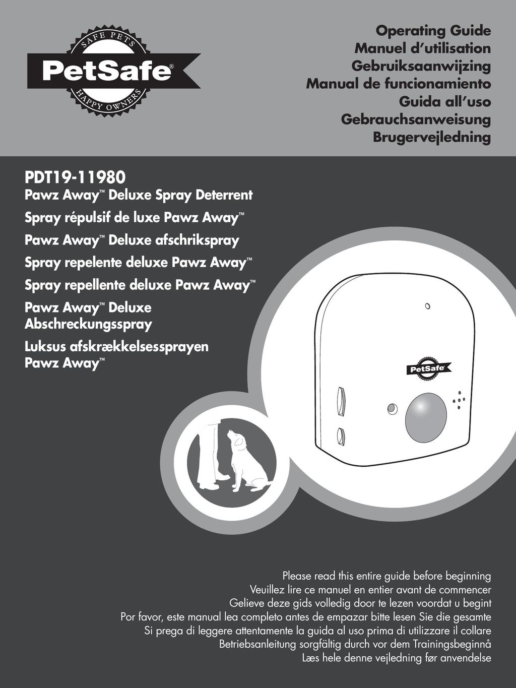 Petsafe PDT19-11980 Paint Sprayer User Manual