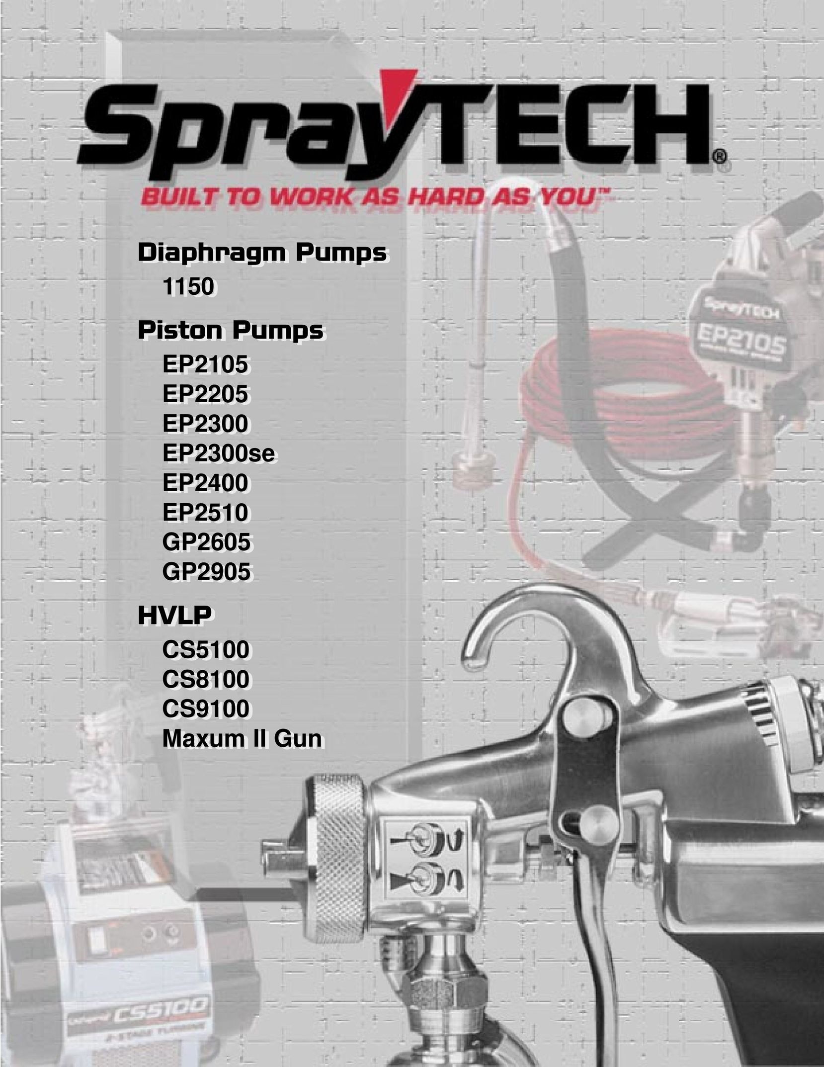 Wagner SprayTech 1150 Paint Sprayer User Manual