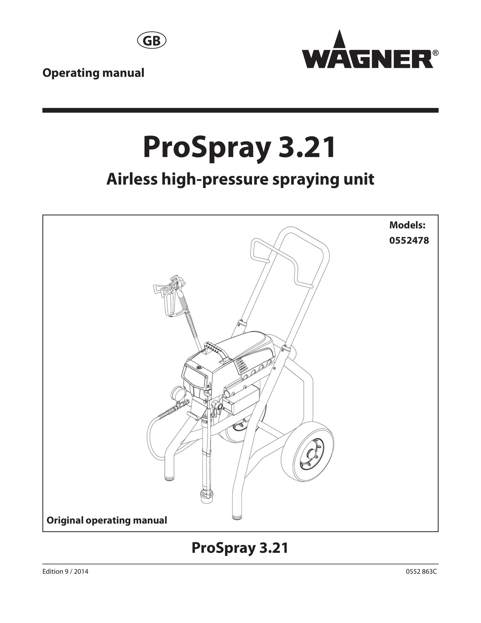 Wagner SprayTech 552478 Paint Sprayer User Manual