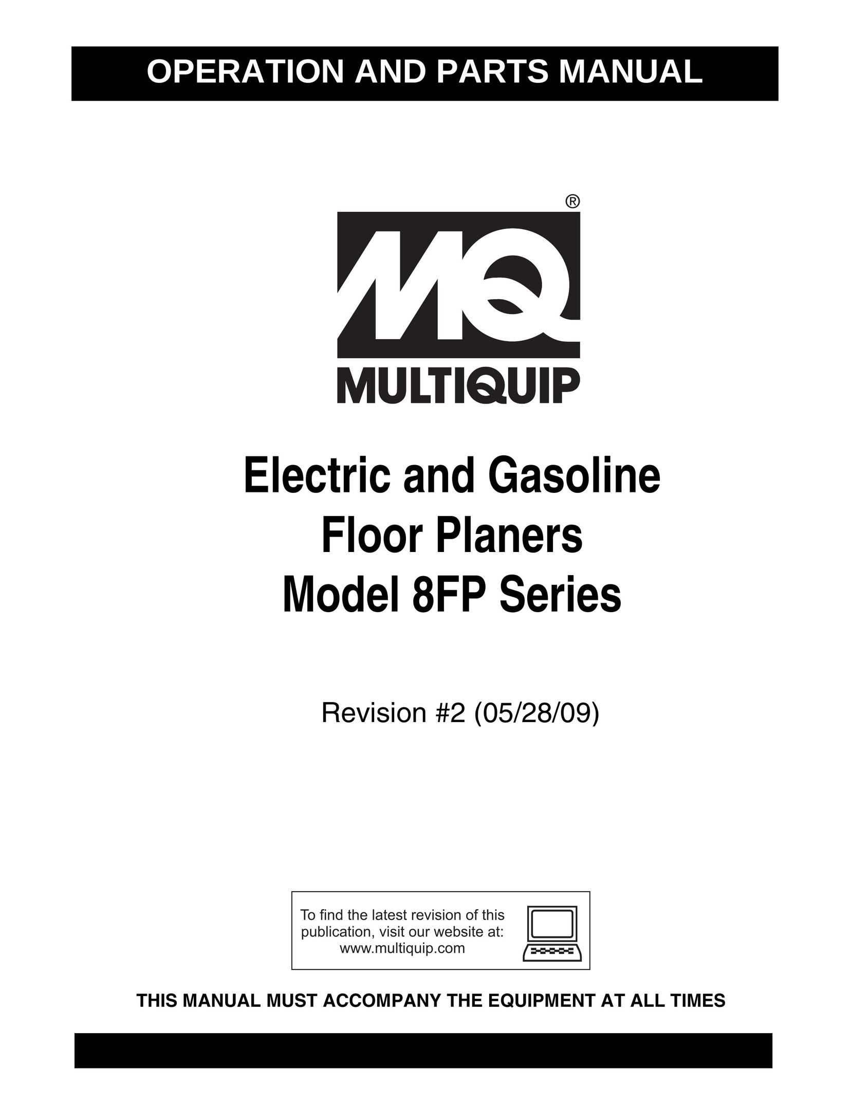 Multiquip 8FP Series Planer User Manual