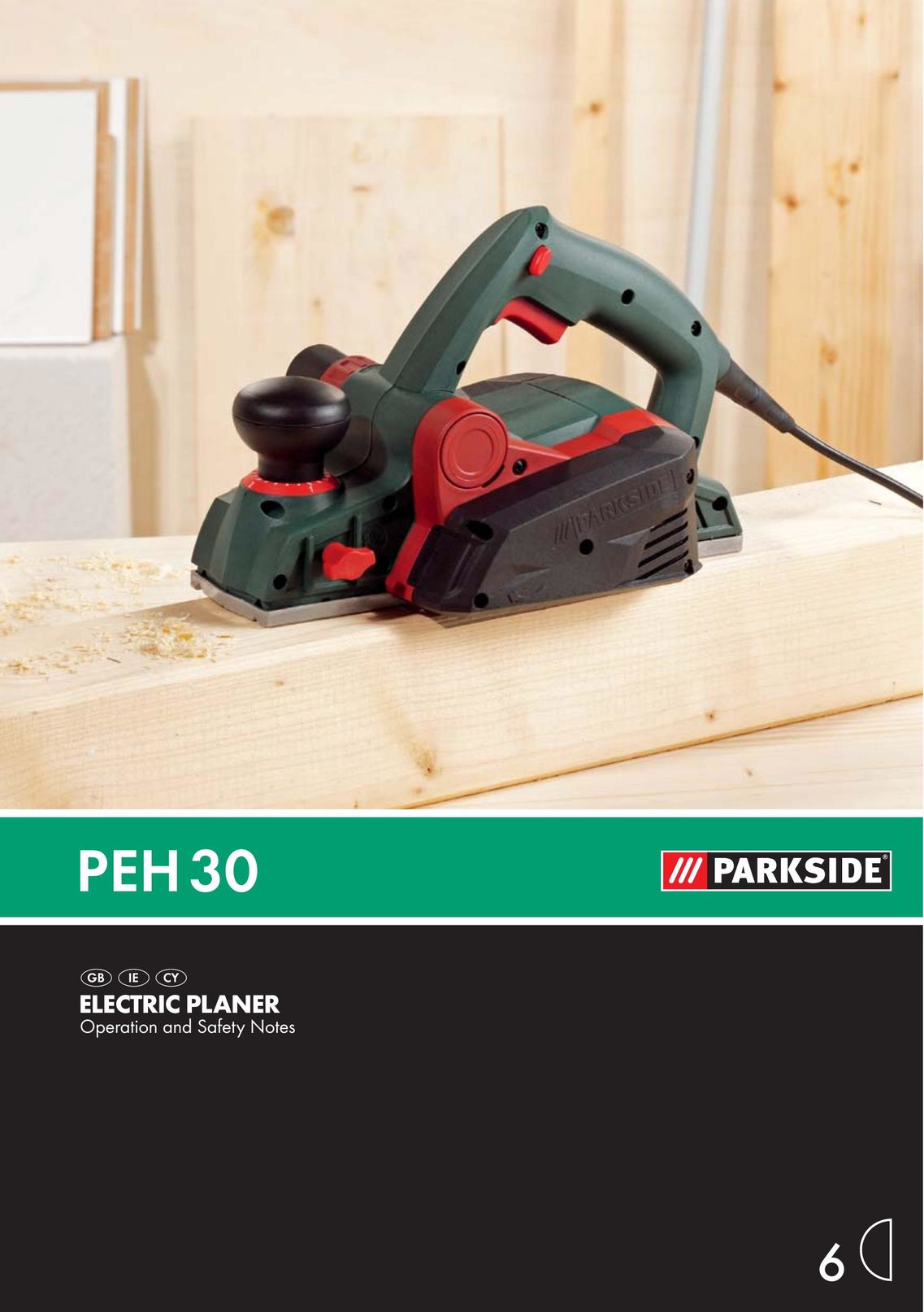 Parkside PEH30 Planer User Manual