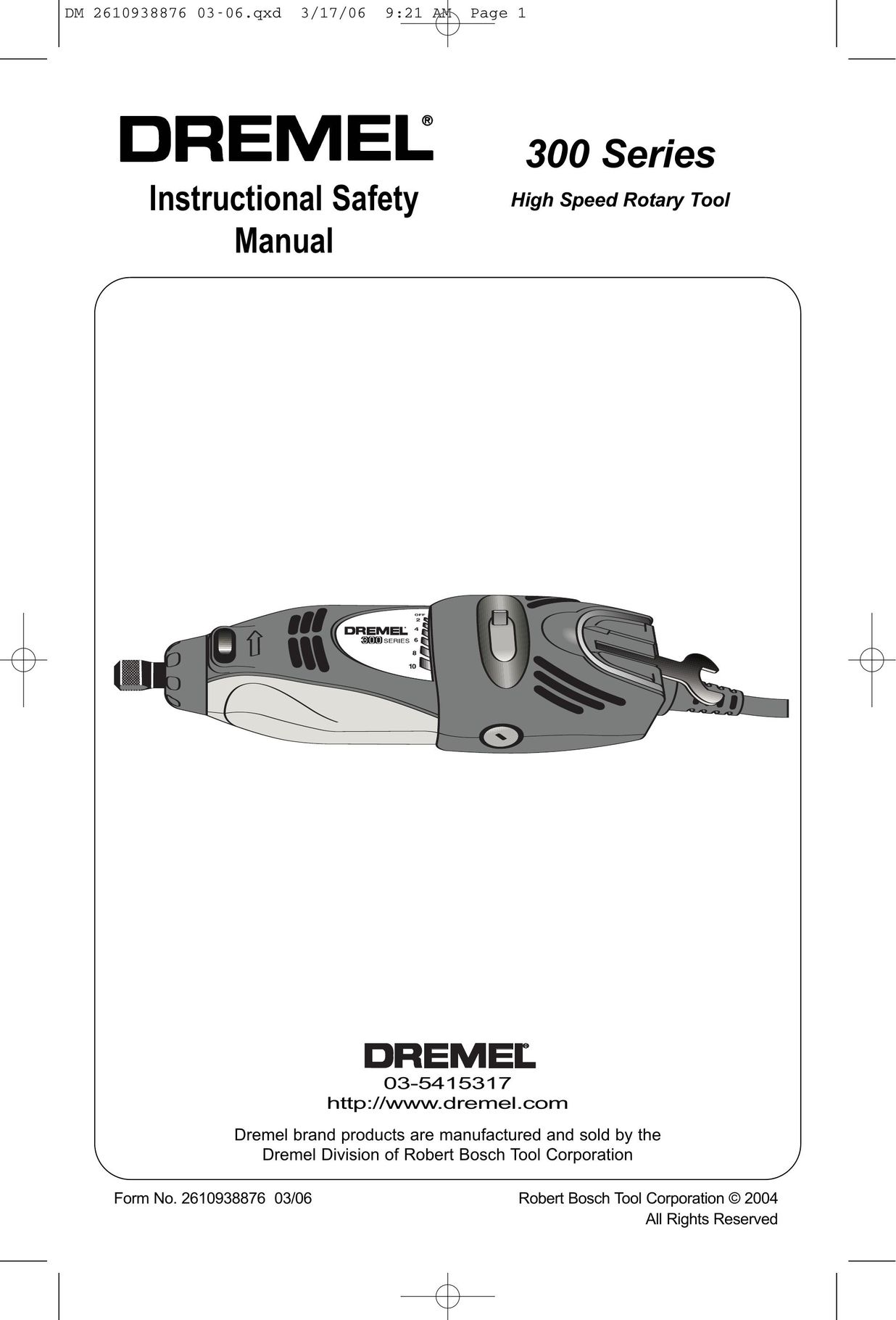Dremel 03-5415317 Power Hammer User Manual
