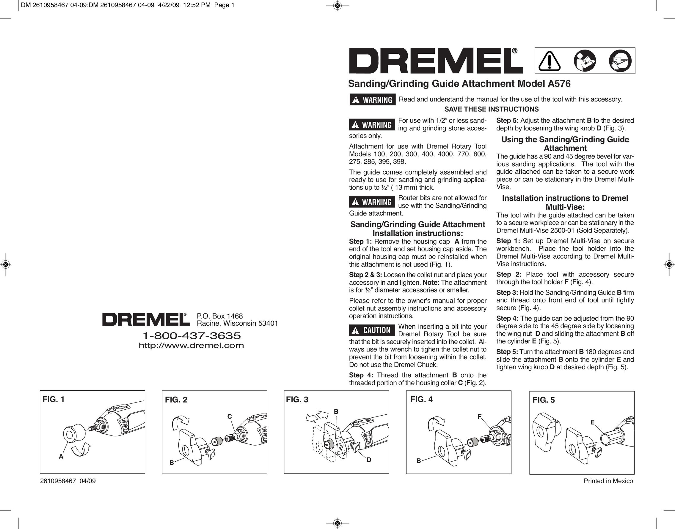 Dremel A576 Power Hammer User Manual