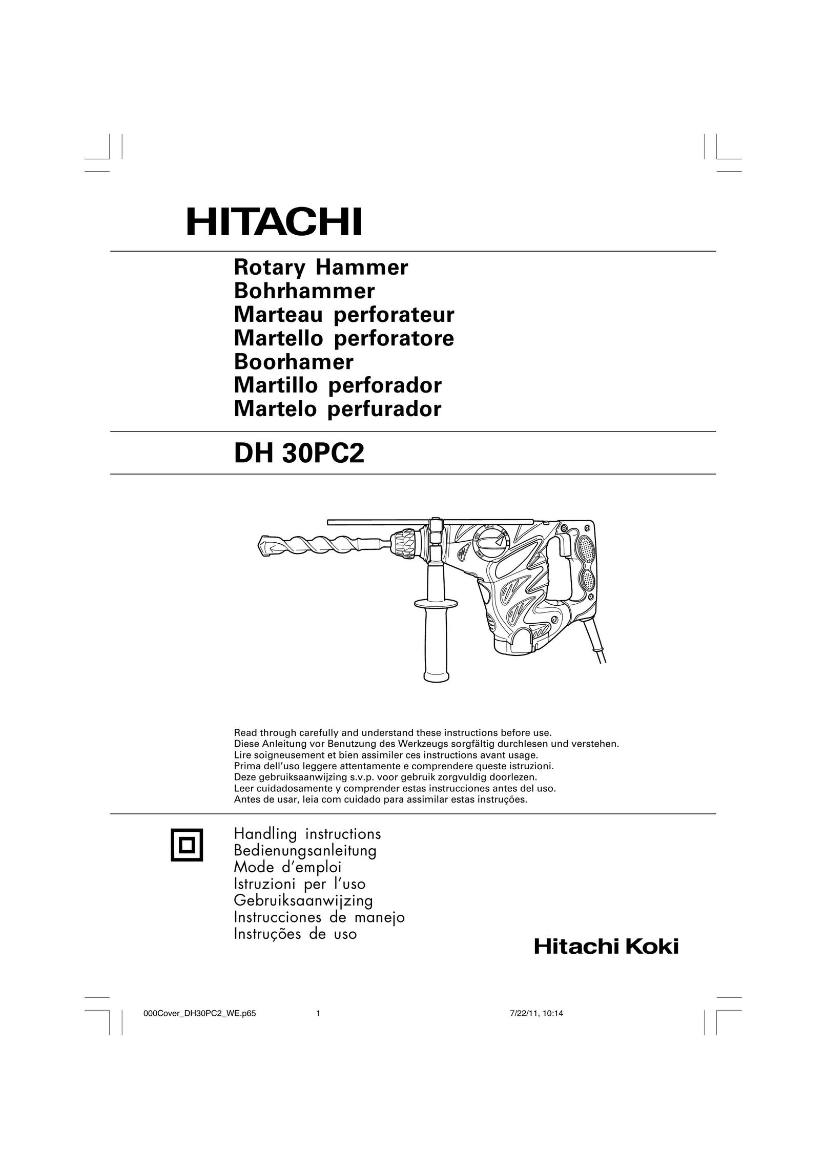 Hitachi DH 30PC2 Power Hammer User Manual