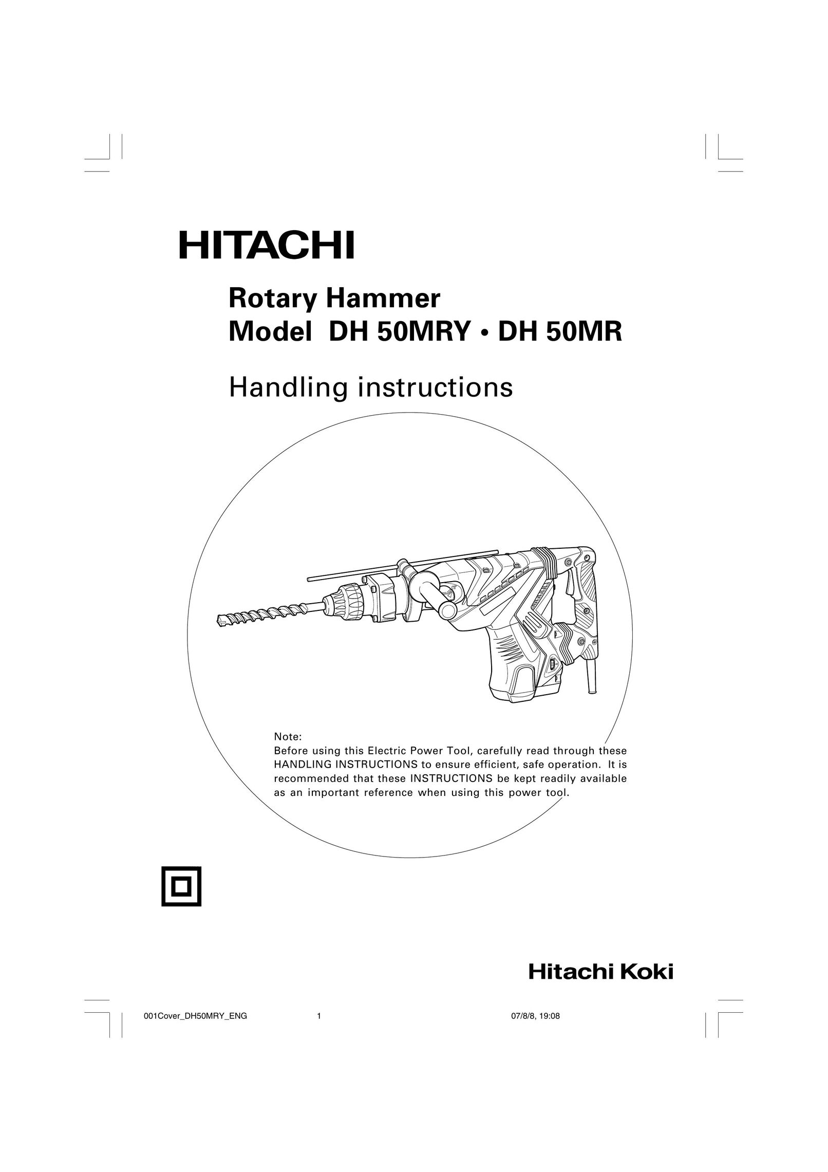 Hitachi DH 50MR Power Hammer User Manual