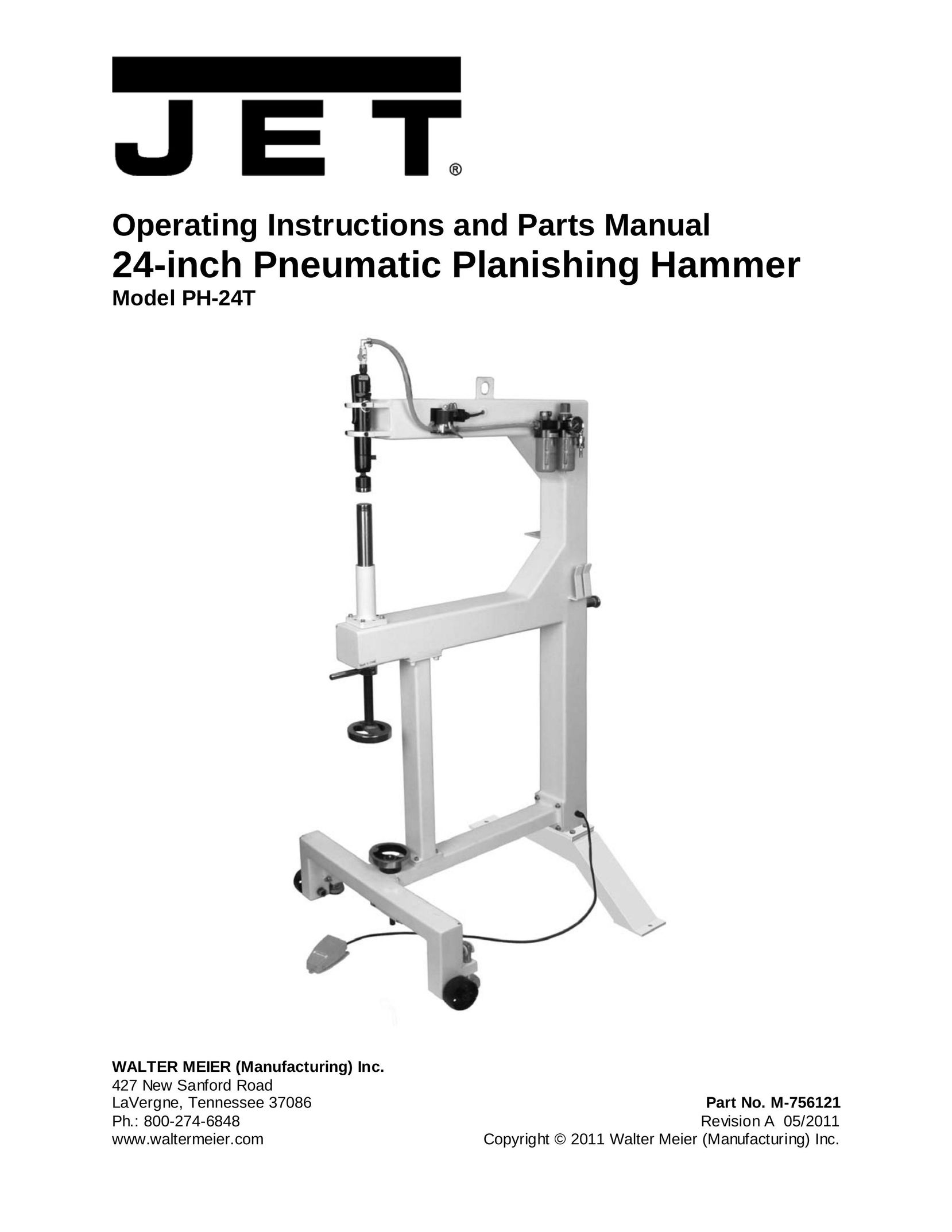 Jet Tools PH-24T Power Hammer User Manual