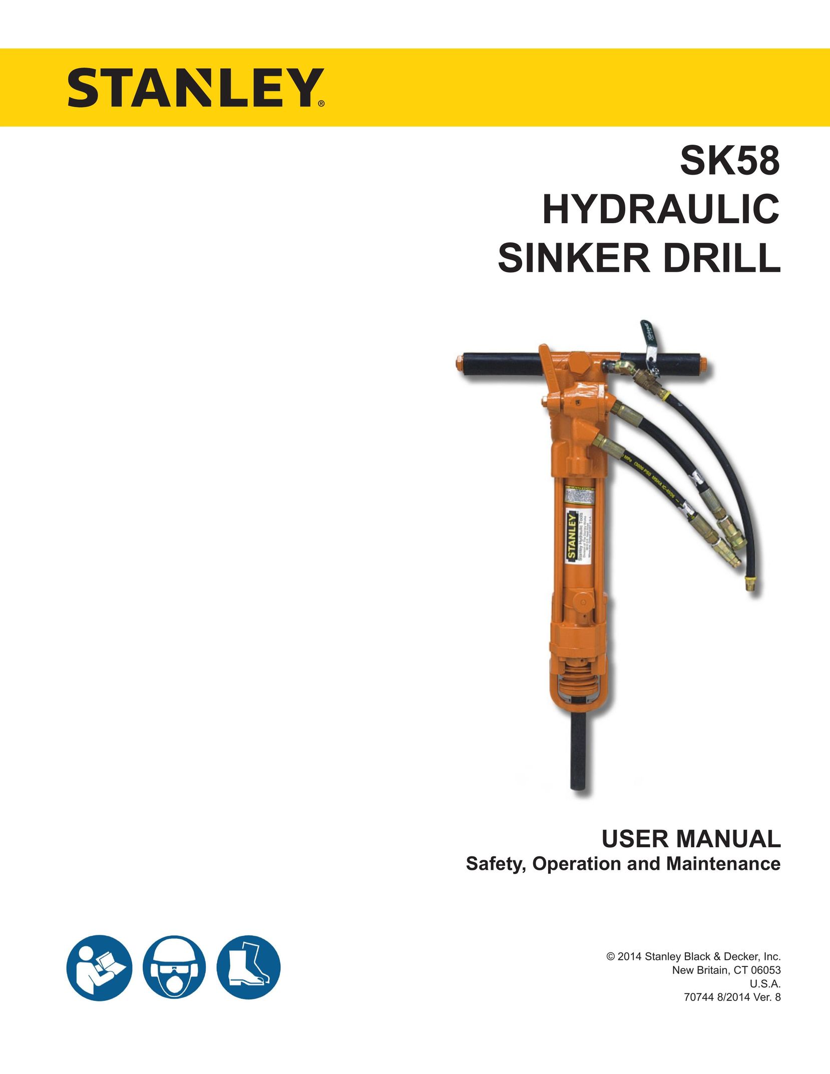 Stanley Black & Decker SK58 Power Hammer User Manual