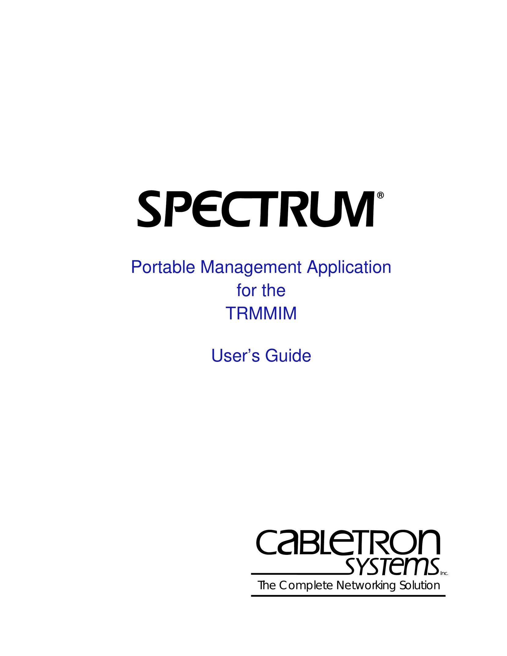 Cabletron Systems TRMMIM Power Roller User Manual