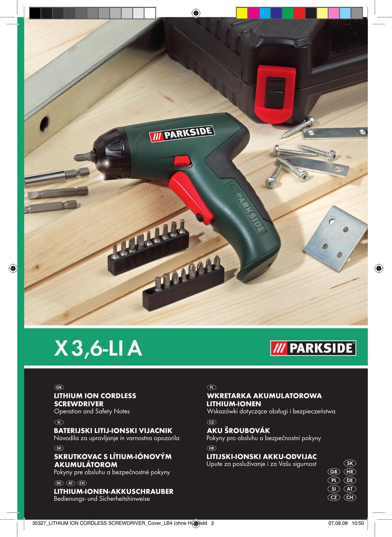 Parkside X3 Power Screwdriver User Manual