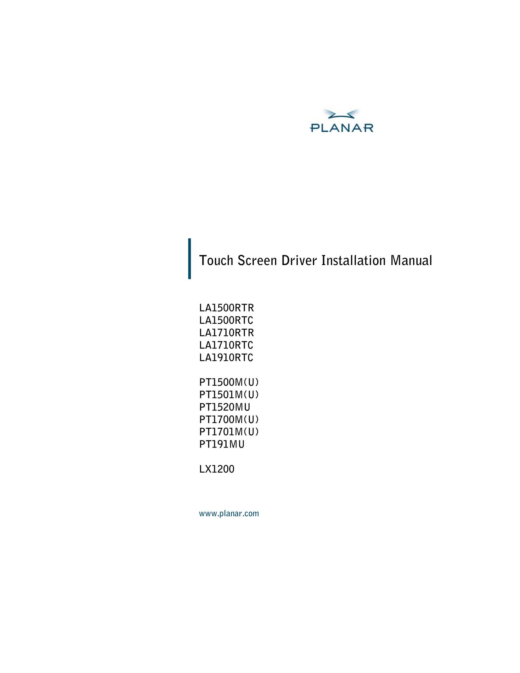 Planar LA1500RTC Power Screwdriver User Manual