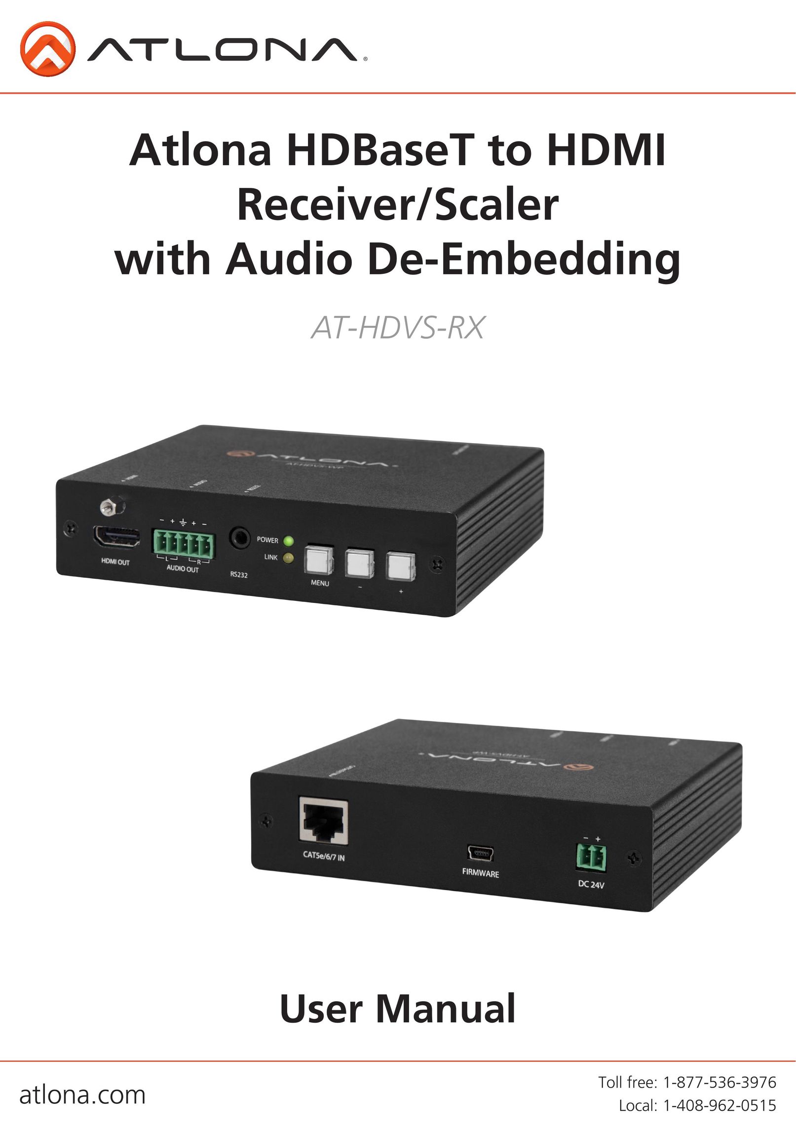 Atlona AT-HDVS-RX Router User Manual