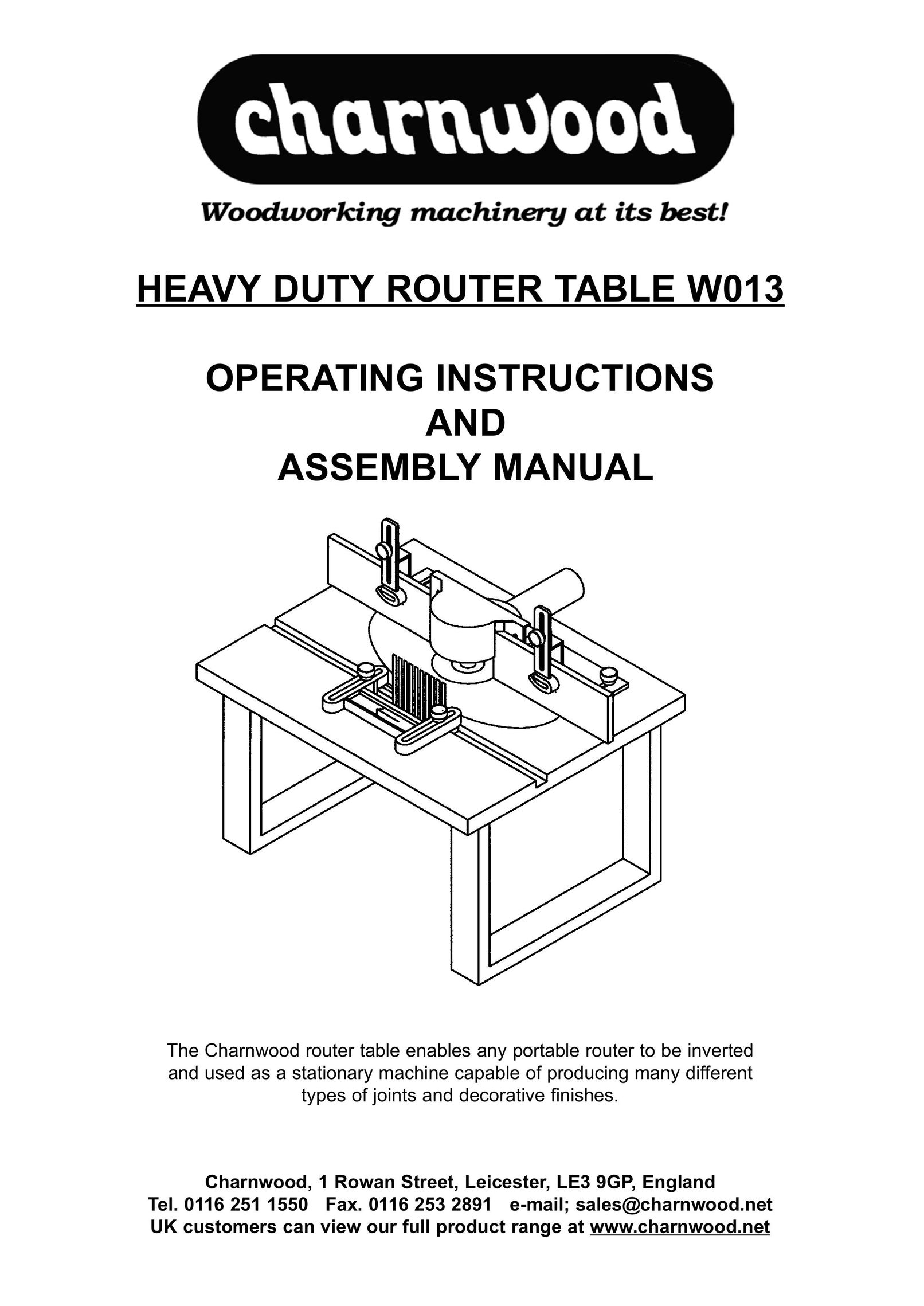 Charnwood W013 Router User Manual