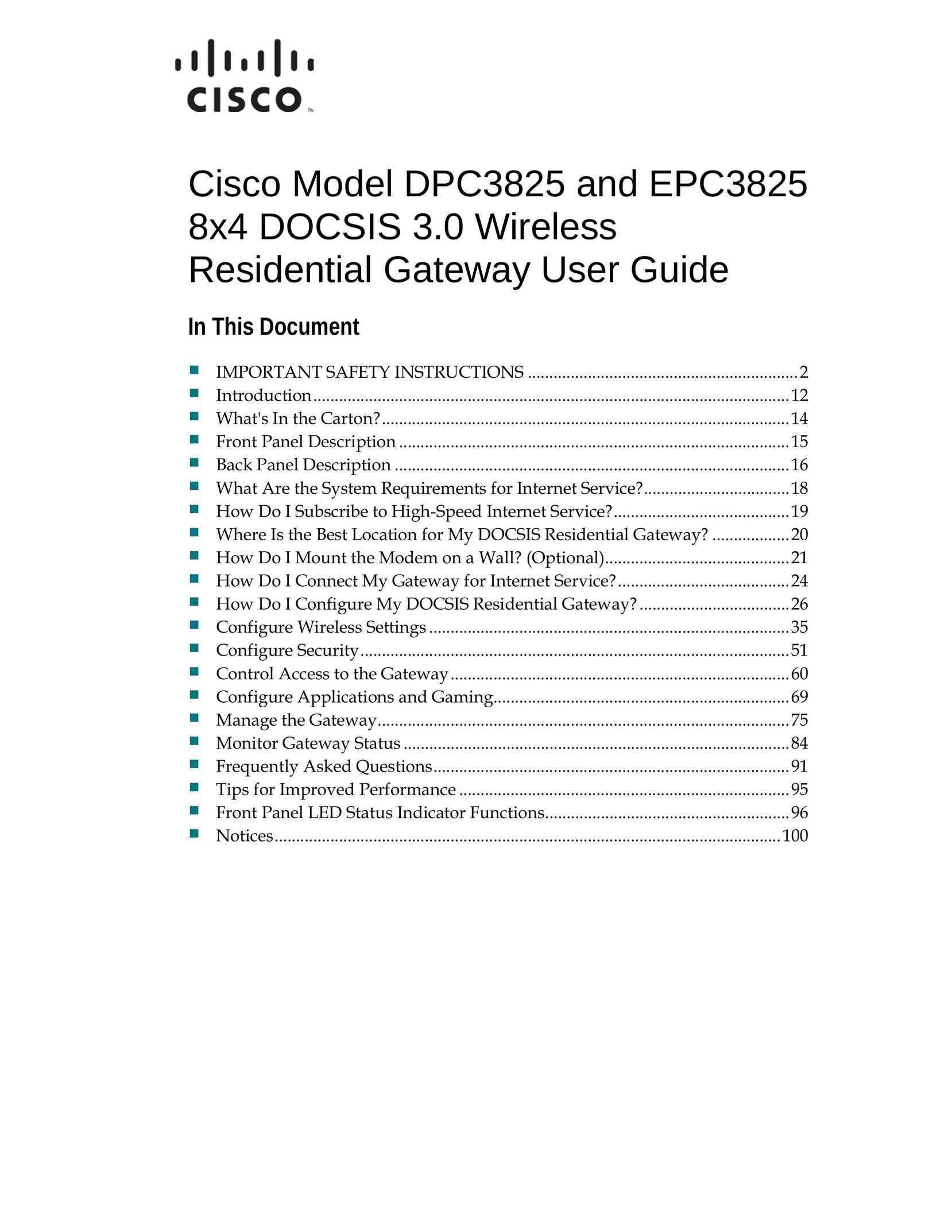 Cisco Systems 4034138 Router User Manual