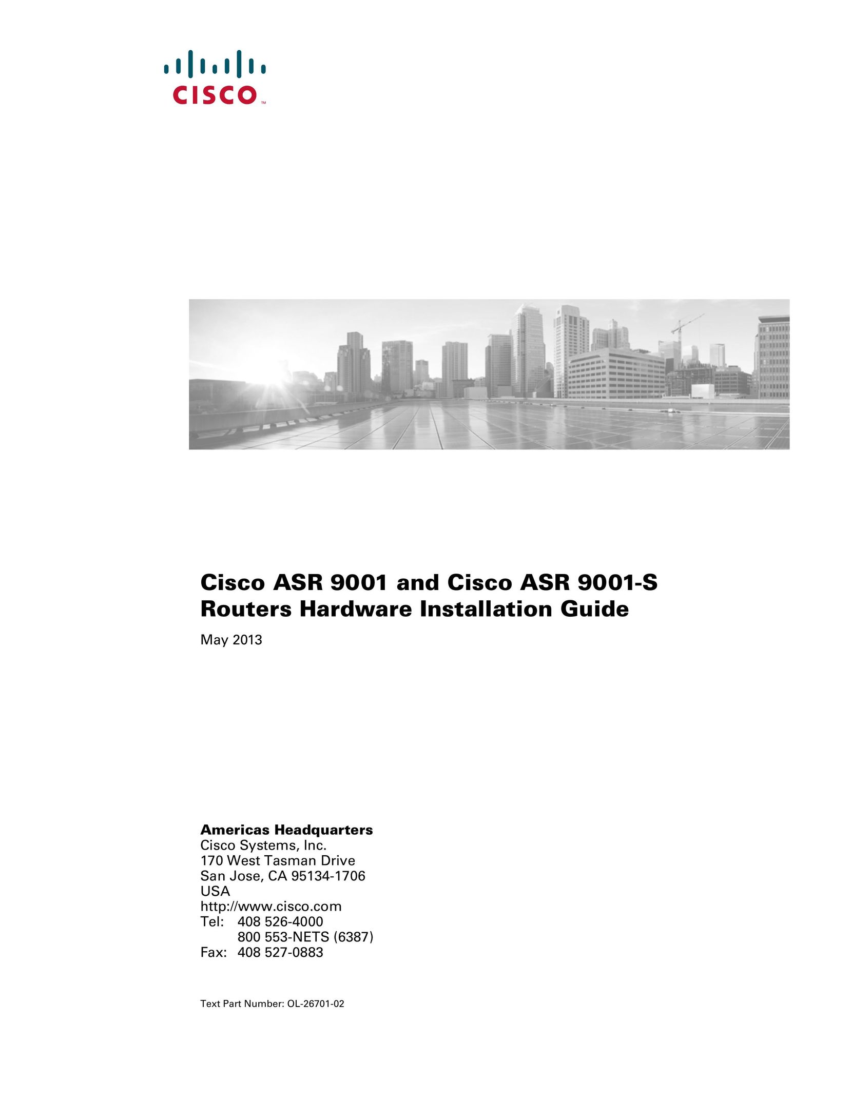 Cisco Systems 9001S Router User Manual