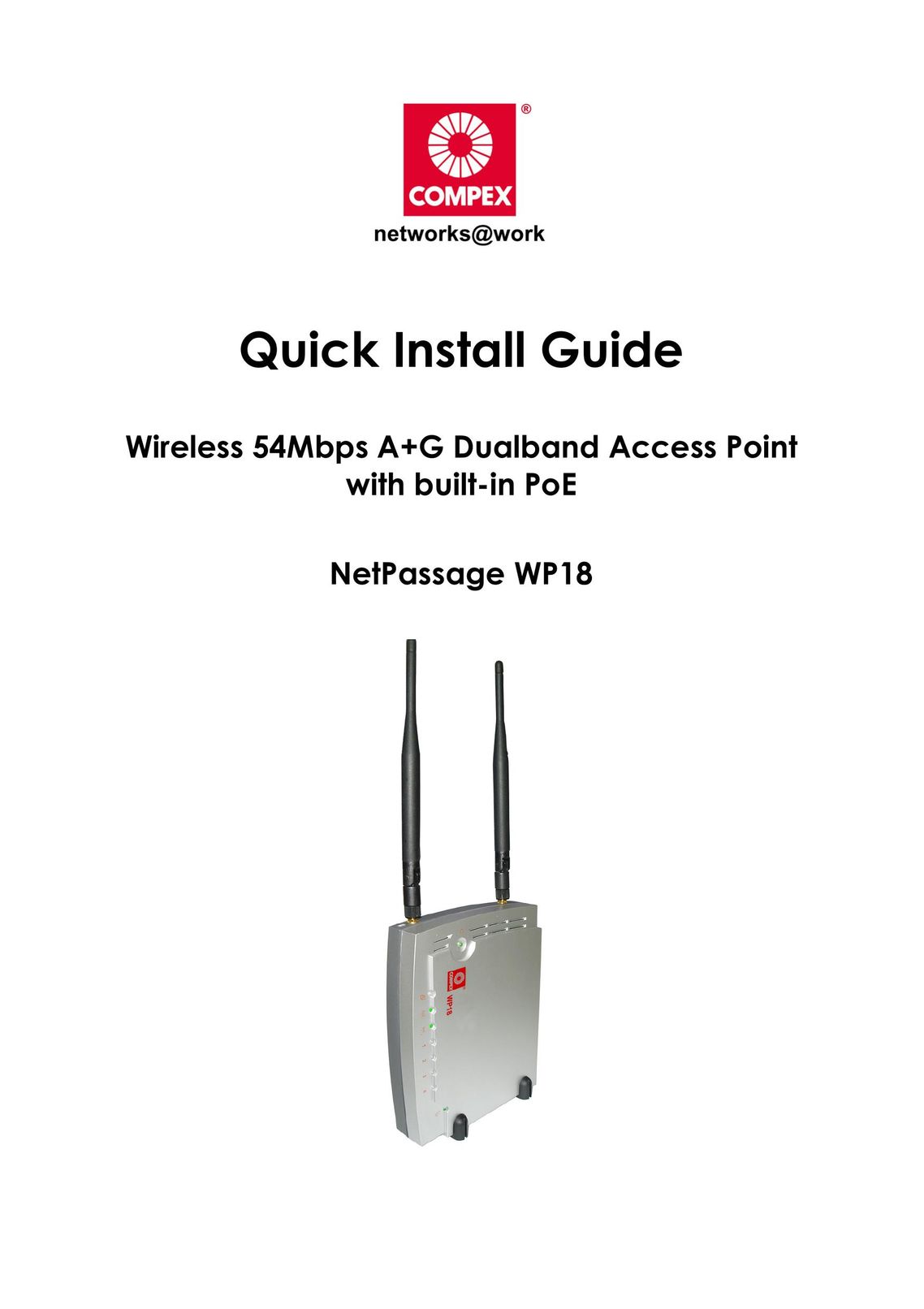 Compex Systems NetPassage WP18 Router User Manual