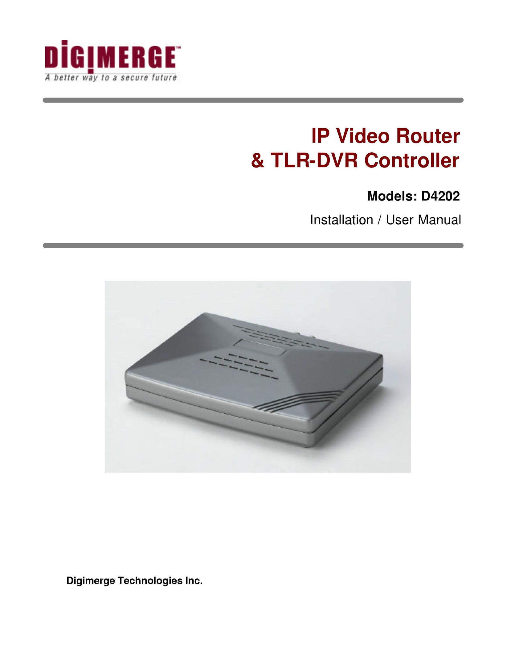 Digimerge D4202 Router User Manual